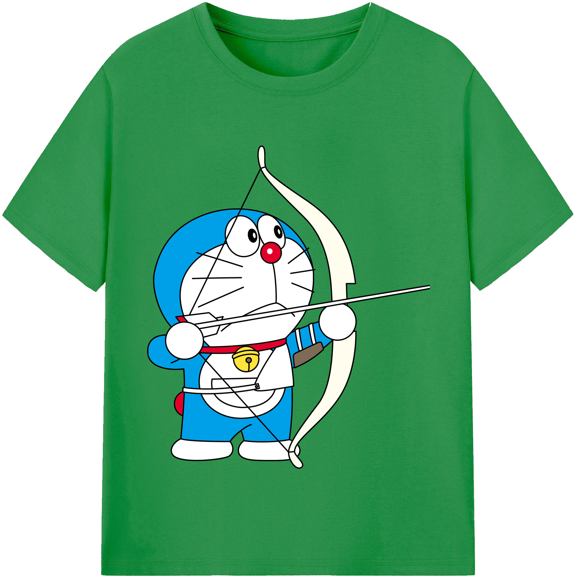 （画像用） ドラえもん Doraemon レディースカジュアルプリントTシャツ（綿100％）