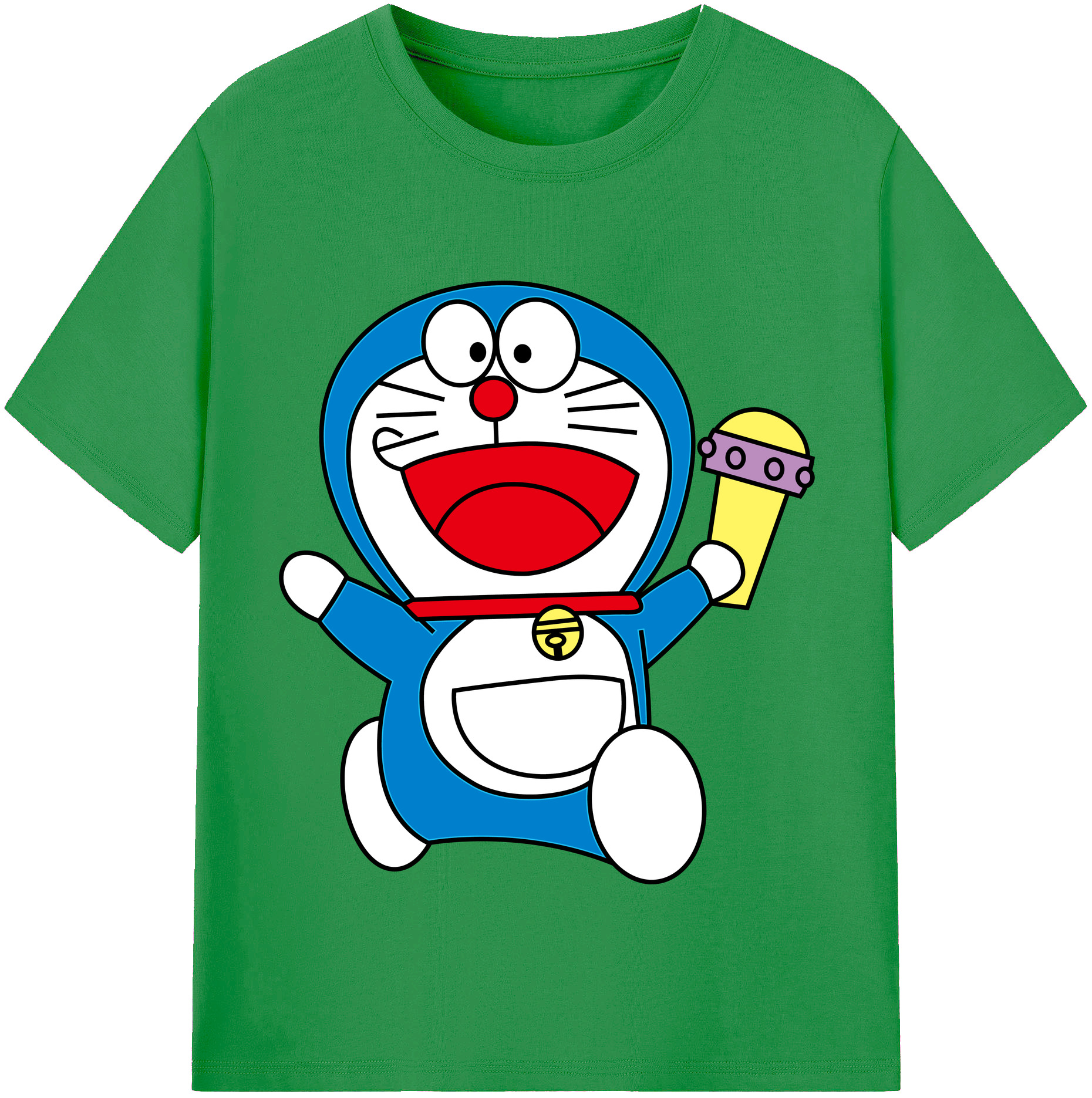 （画像用） ドラえもん Doraemon レディースカジュアルプリントTシャツ（綿100％）