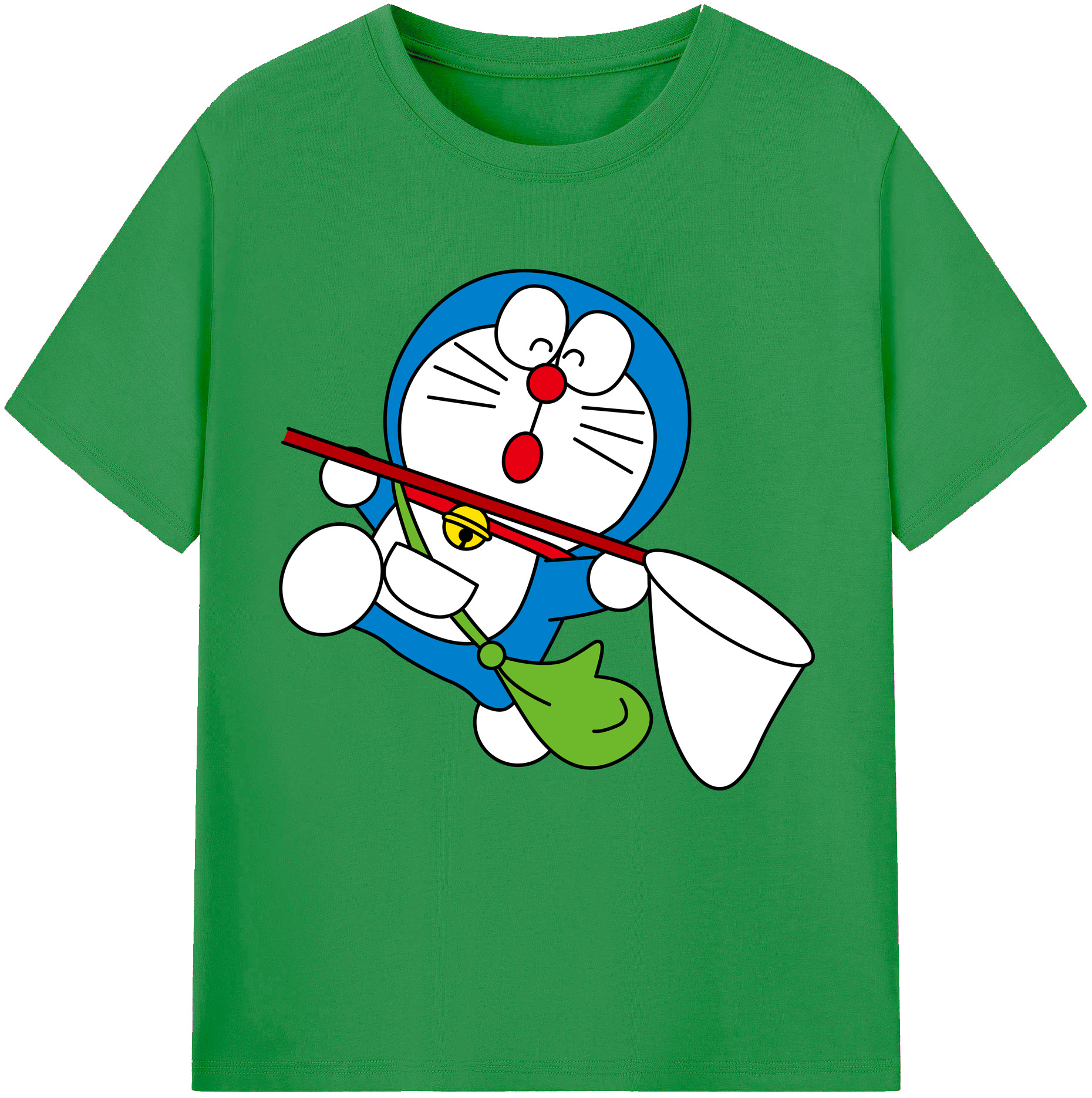 （画像用） ドラえもん Doraemon レディースカジュアルプリントTシャツ（綿100％）