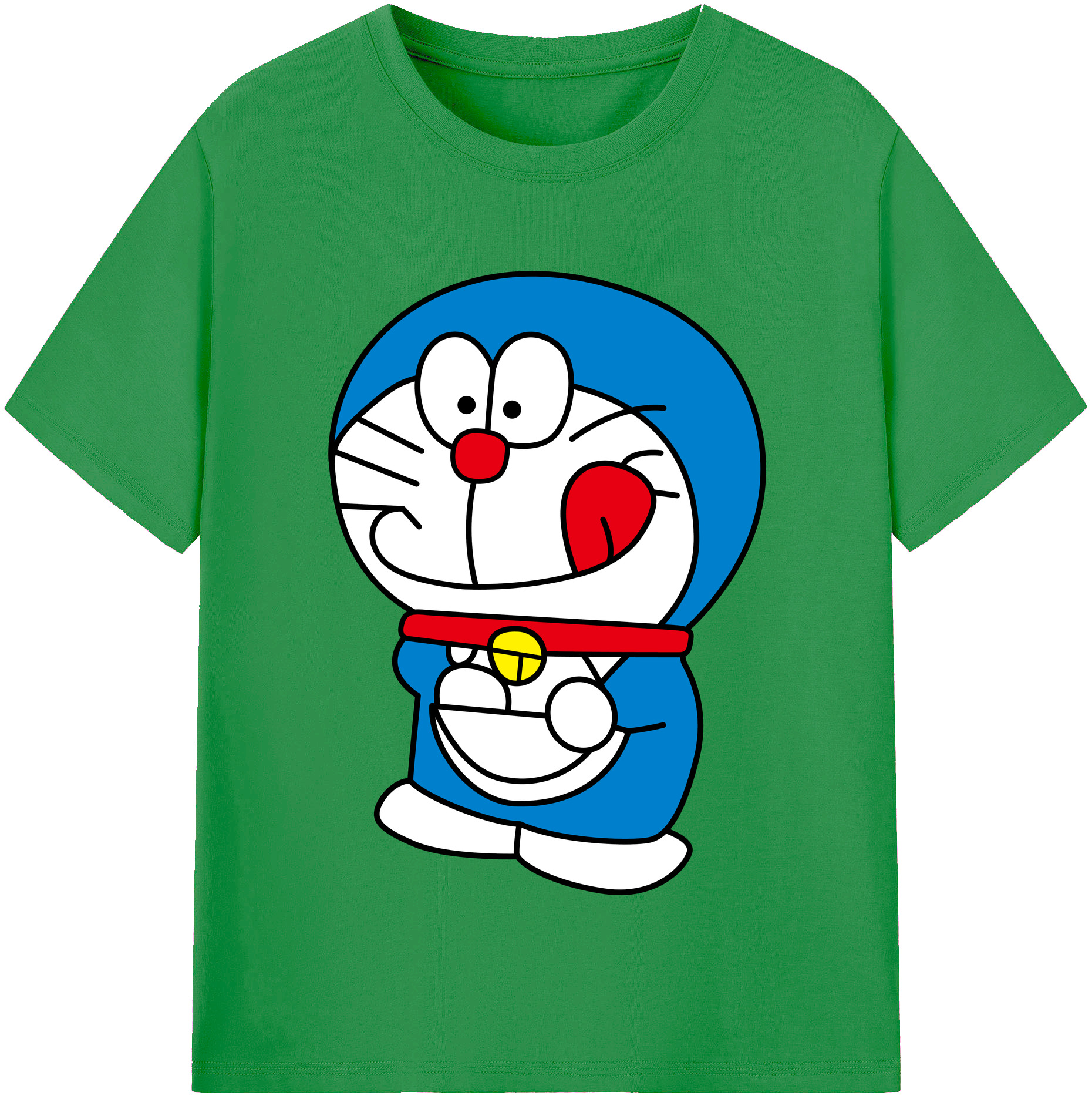（画像用） ドラえもん Doraemon レディースカジュアルプリントTシャツ（綿100％）
