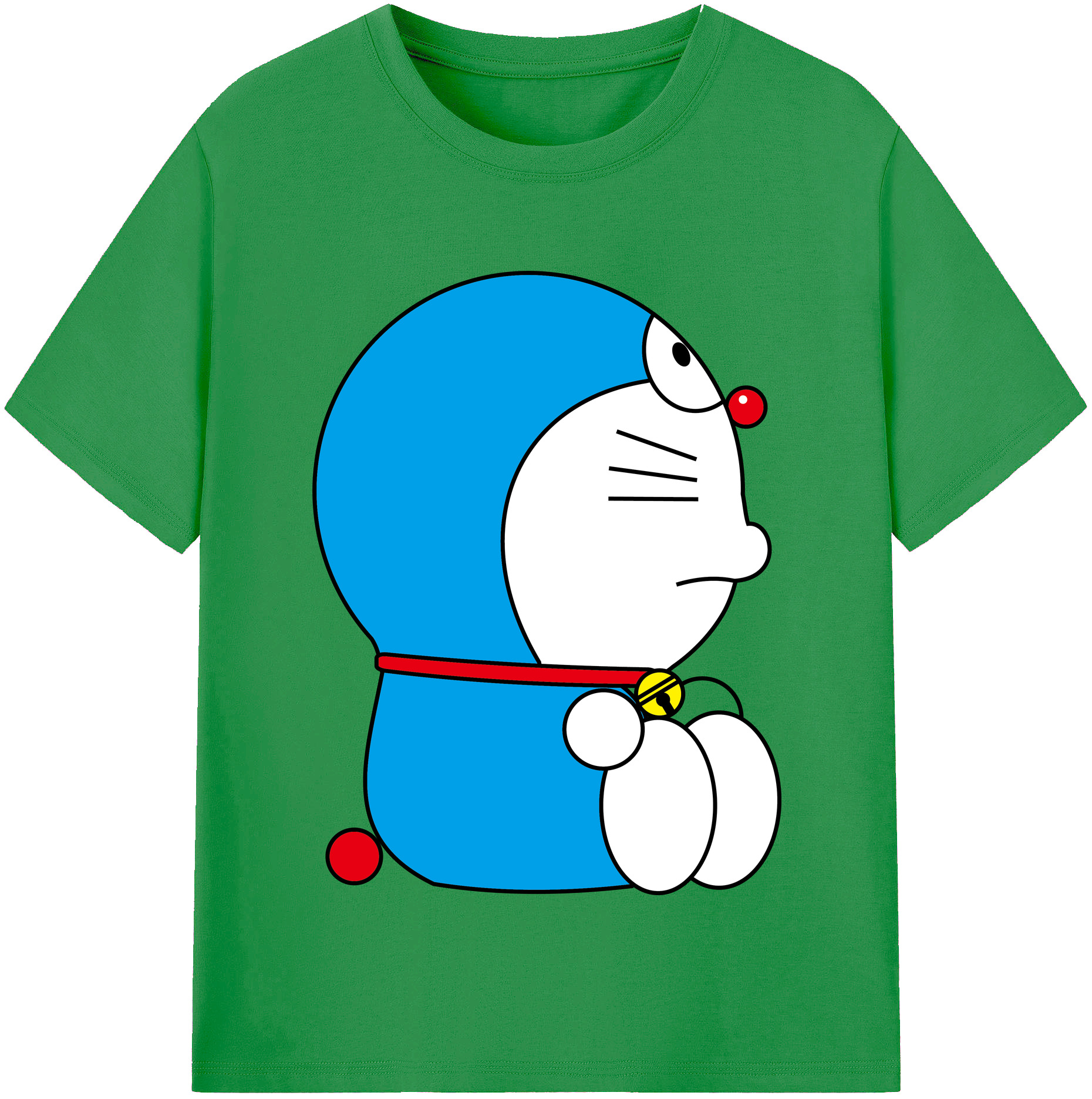 （画像用） ドラえもん Doraemon レディースカジュアルプリントTシャツ（綿100％）