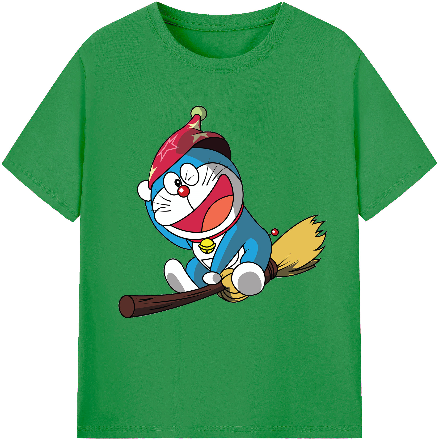 （画像用） ドラえもん Doraemon レディースカジュアルプリントTシャツ（綿100％）