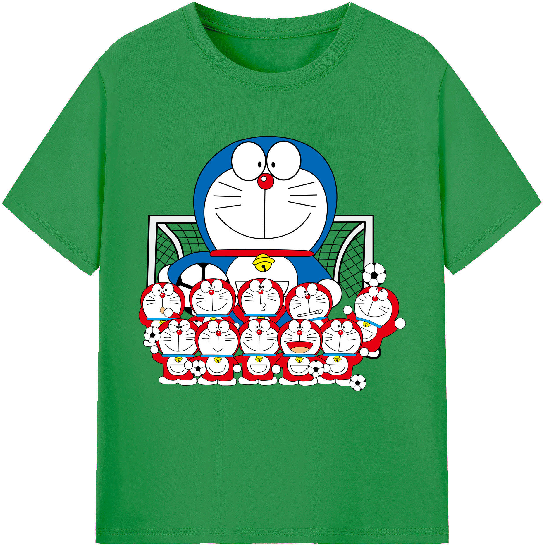 （画像用） ドラえもん Doraemon レディースカジュアルプリントTシャツ（綿100％）