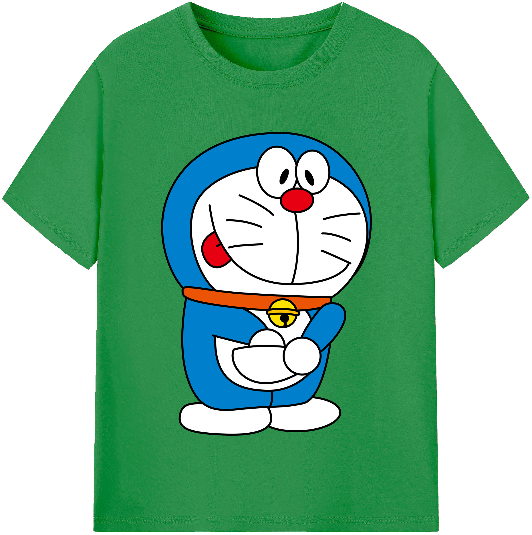 （画像用） ドラえもん Doraemon レディースカジュアルプリントTシャツ（綿100％）