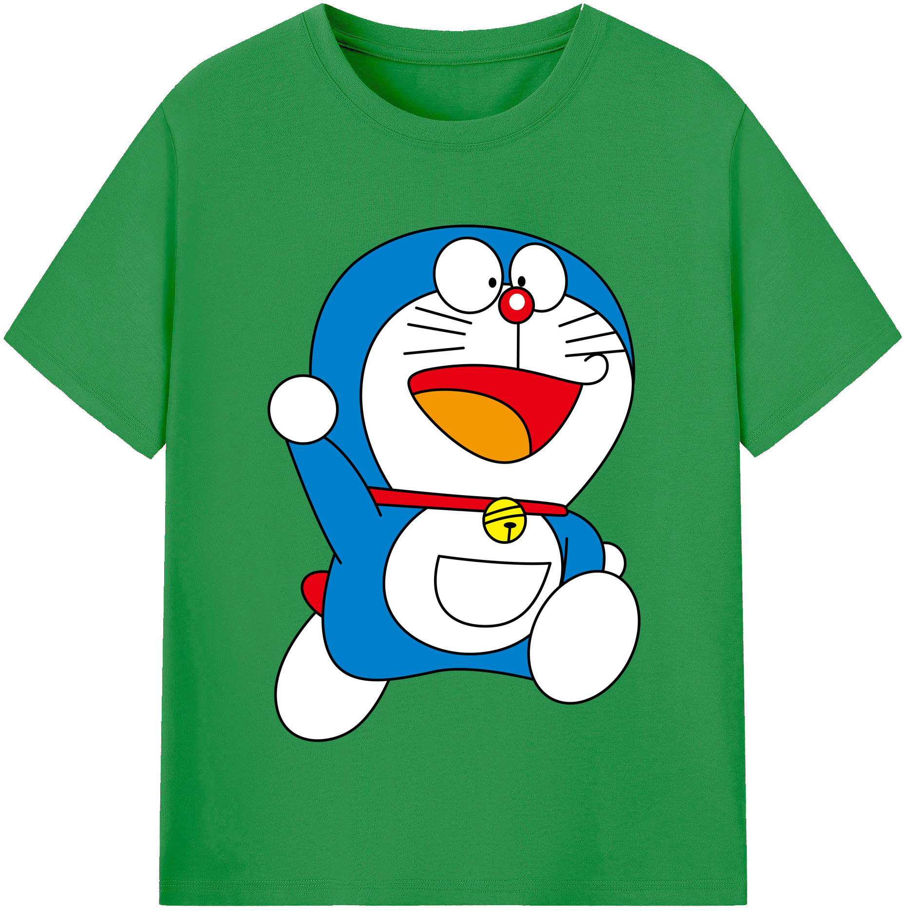 （画像用） ドラえもん Doraemon レディースカジュアルプリントTシャツ（綿100％）