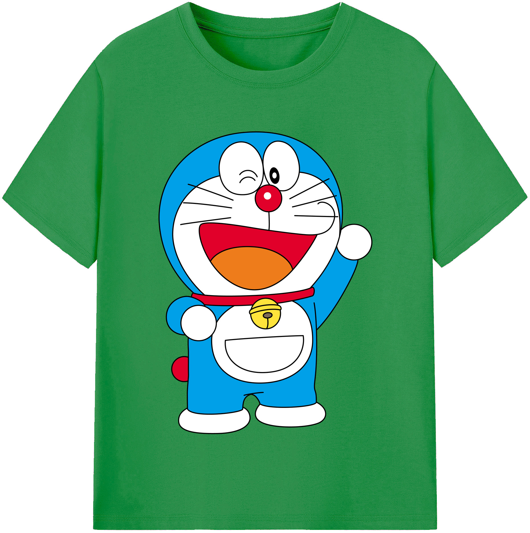 （画像用） ドラえもん Doraemon レディースカジュアルプリントTシャツ（綿100％）