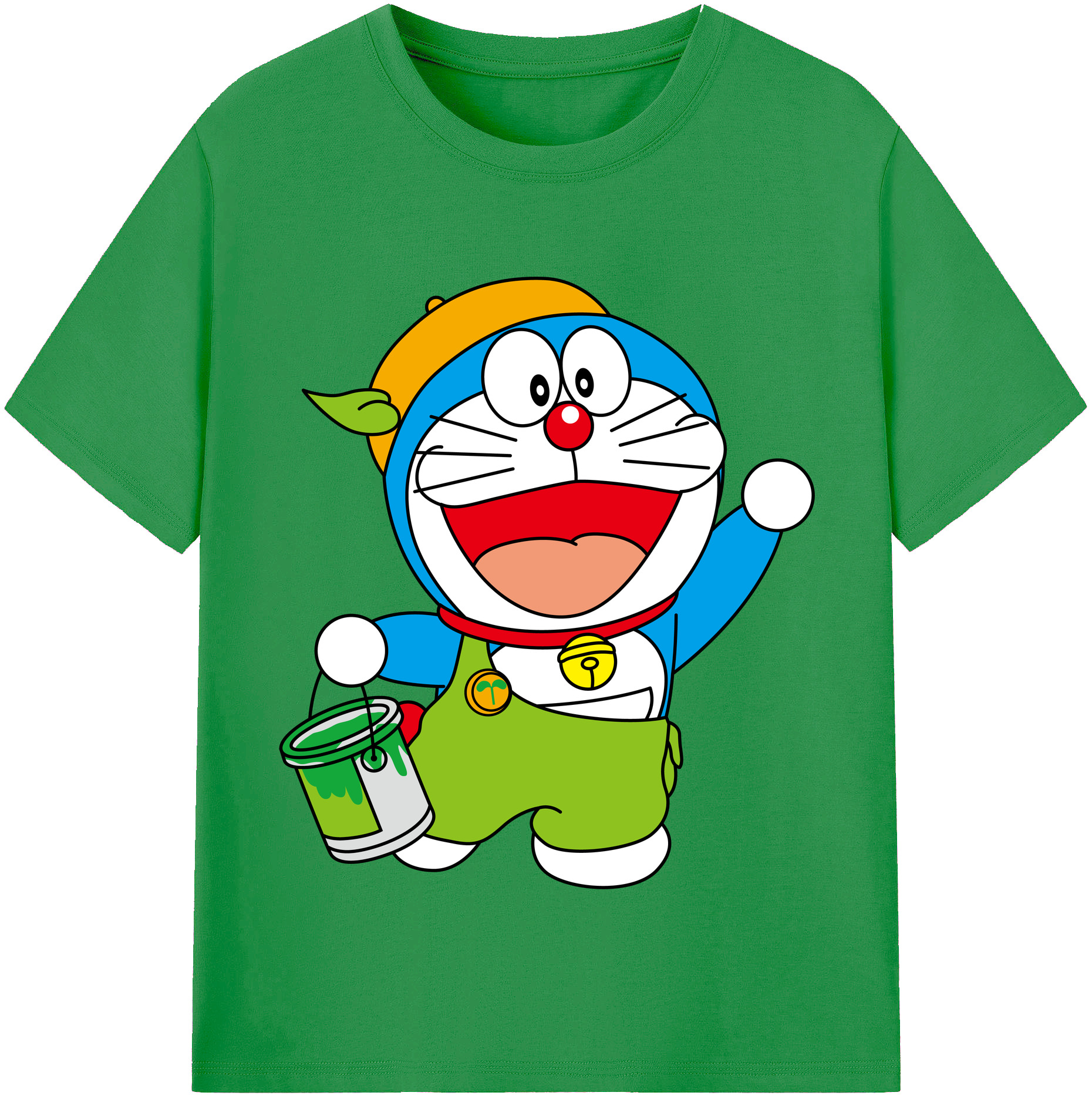 （画像用） ドラえもん Doraemon レディースカジュアルプリントTシャツ（綿100％）
