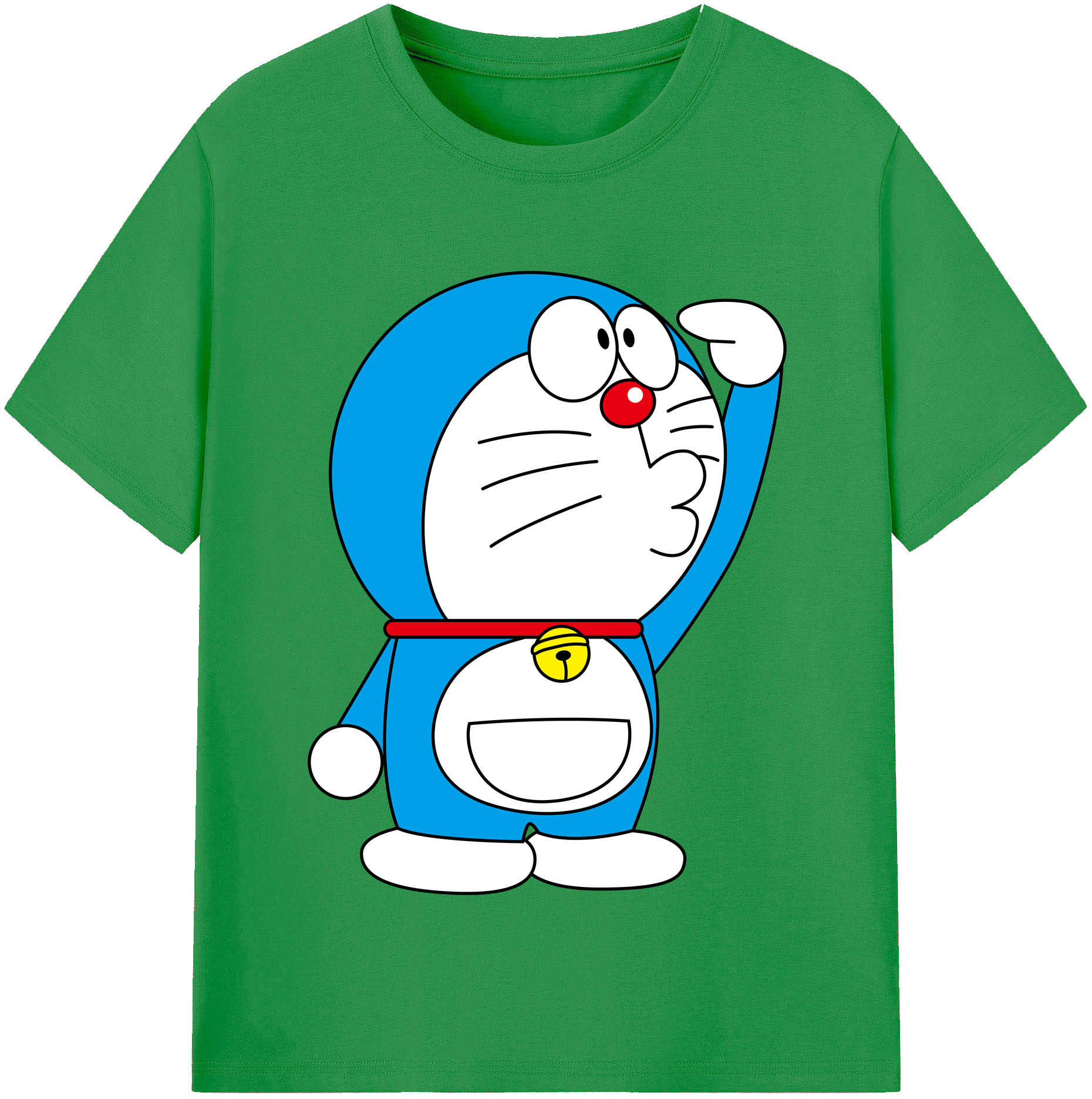 （画像用） ドラえもん Doraemon レディースカジュアルプリントTシャツ（綿100％）