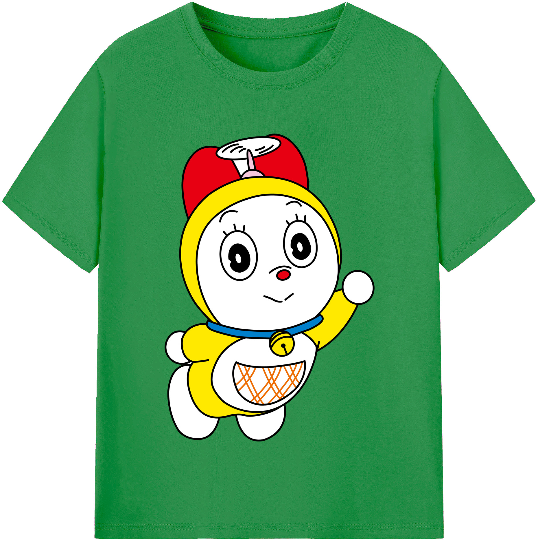 （画像用） ドラえもん ドラミ Doraemon Dorami レディースカジュアルプリントTシャツ（綿100％）