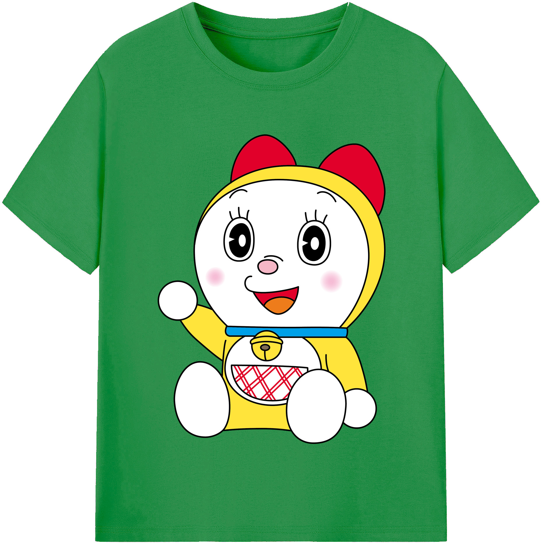 （画像用） ドラえもん ドラミ Doraemon Dorami レディースカジュアルプリントTシャツ（綿100％）