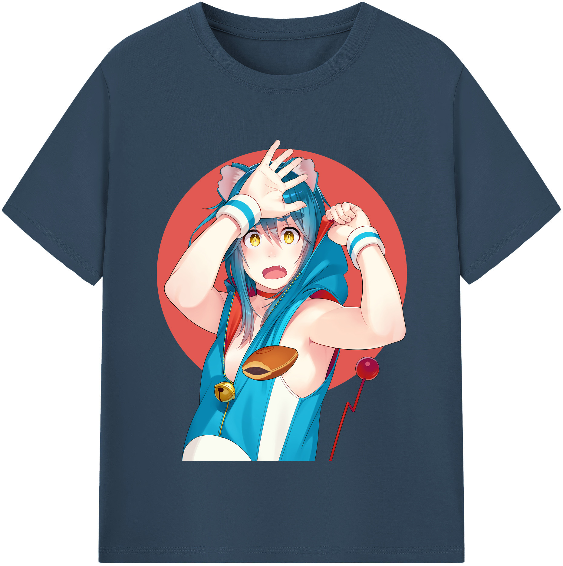 （画像用） ドラえもん Doraemon レディースカジュアルプリントTシャツ（綿100％）