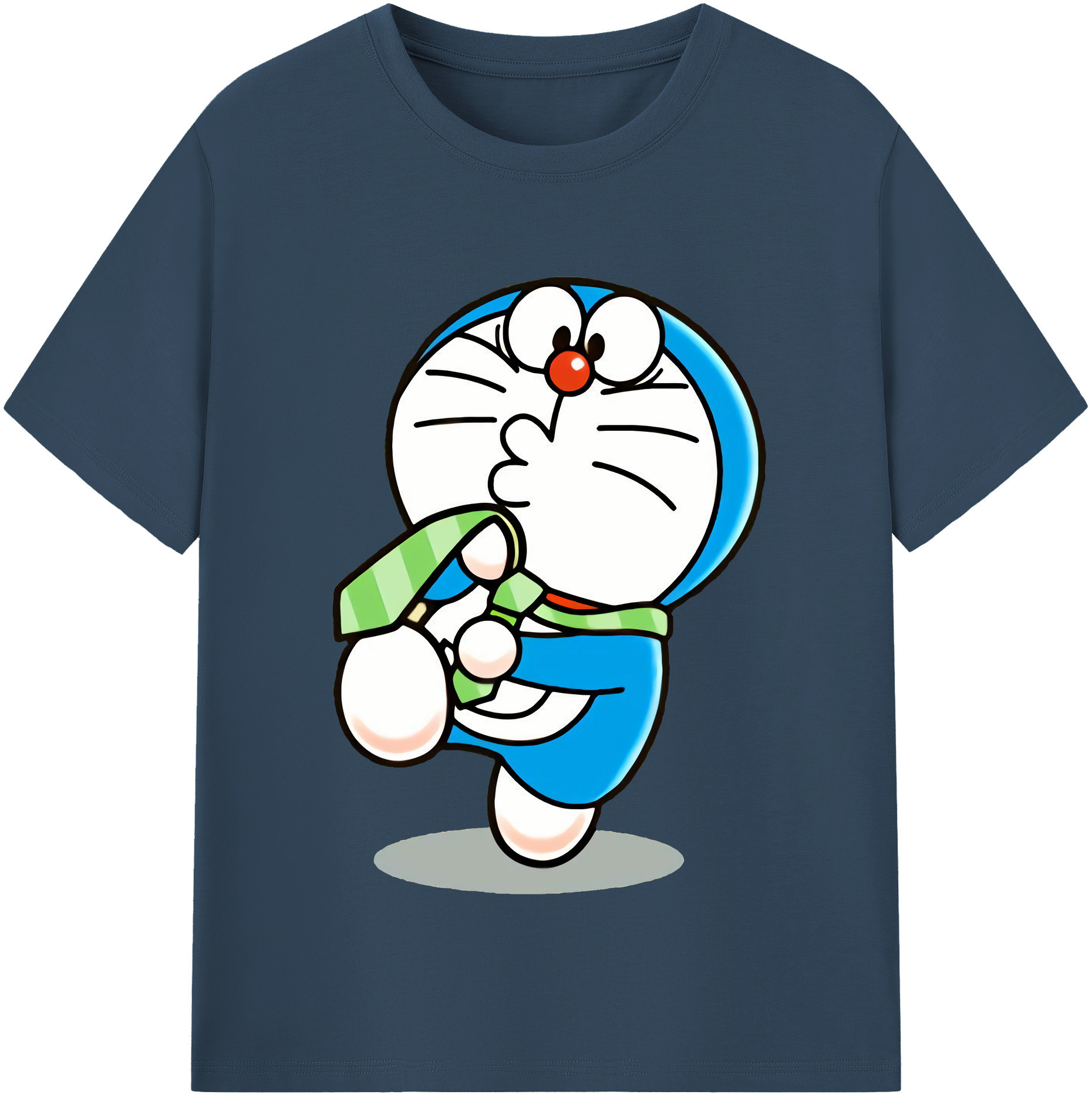 （画像用） ドラえもん Doraemon レディースカジュアルプリントTシャツ（綿100％）