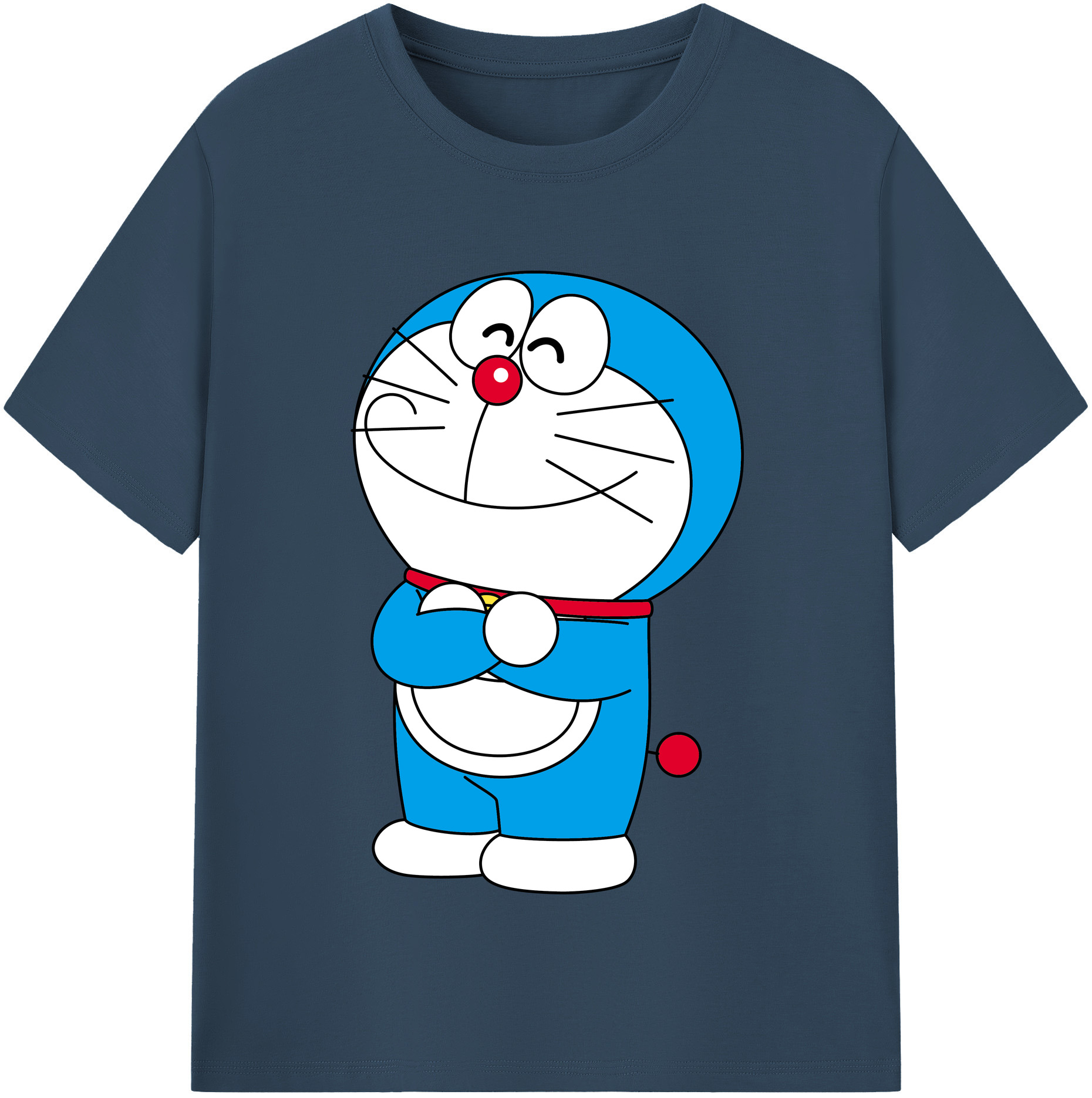 （画像用） ドラえもん Doraemon レディースカジュアルプリントTシャツ（綿100％）