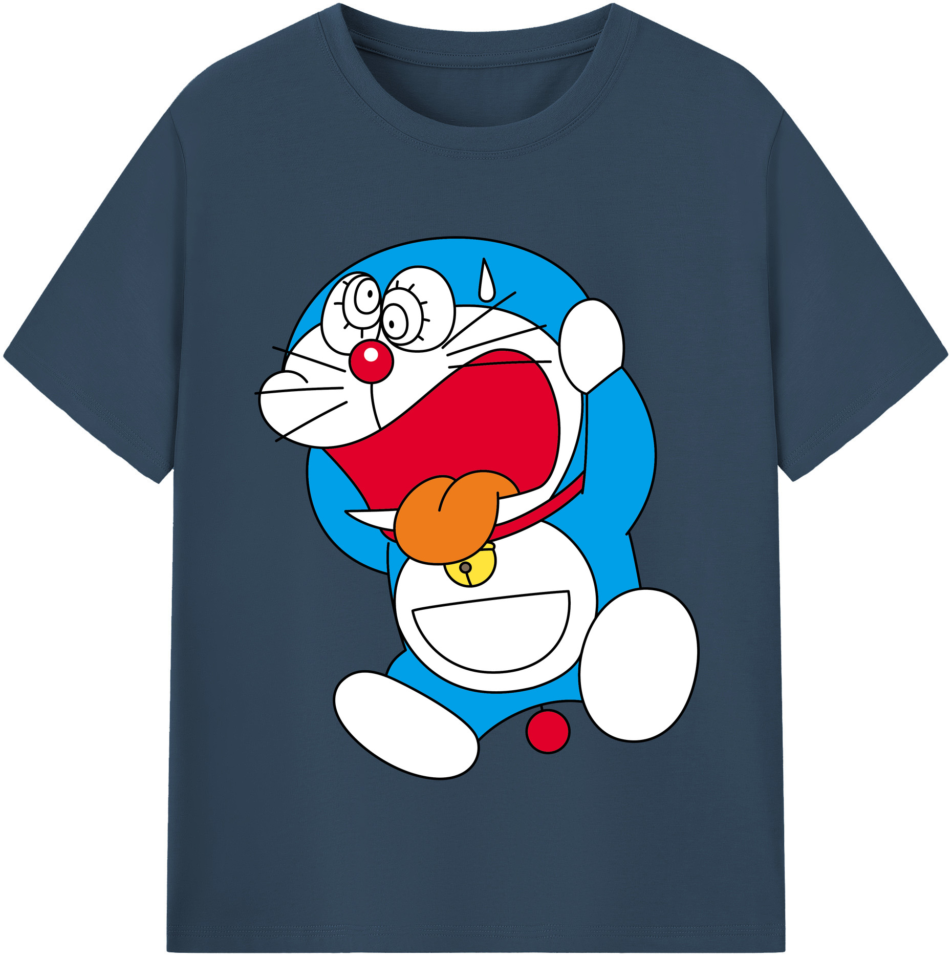 （画像用） ドラえもん Doraemon レディースカジュアルプリントTシャツ（綿100％）