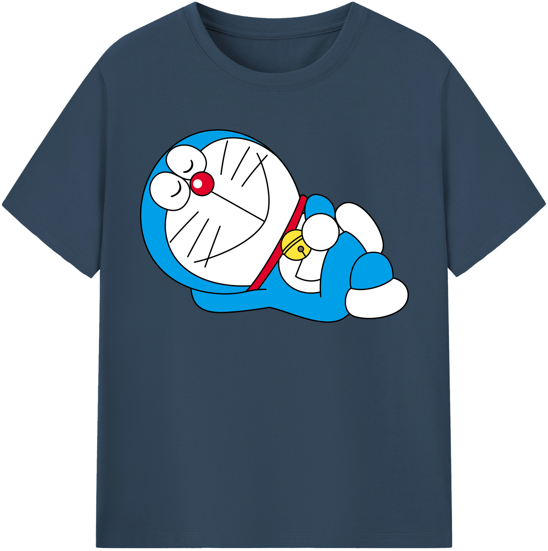 （画像用） ドラえもん Doraemon レディースカジュアルプリントTシャツ（綿100％）