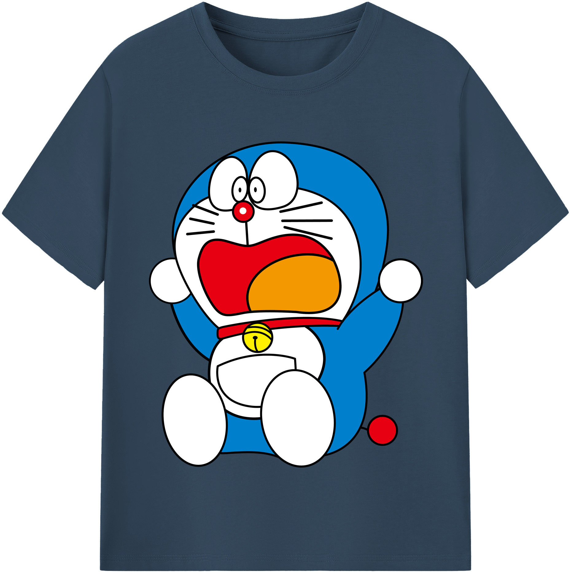 （画像用） ドラえもん Doraemon レディースカジュアルプリントTシャツ（綿100％）