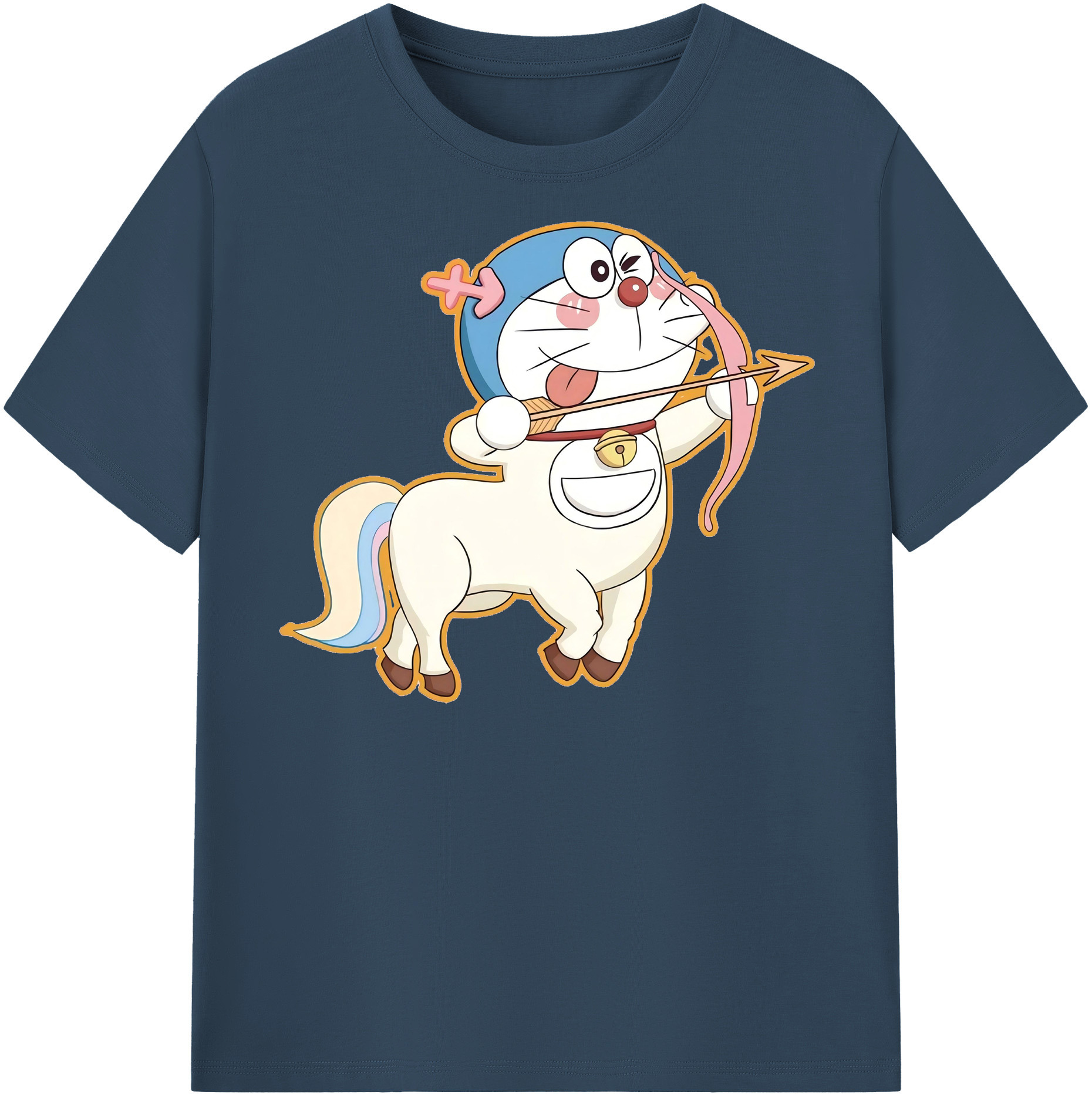 （画像用） ドラえもん Doraemon レディースカジュアルプリントTシャツ（綿100％）