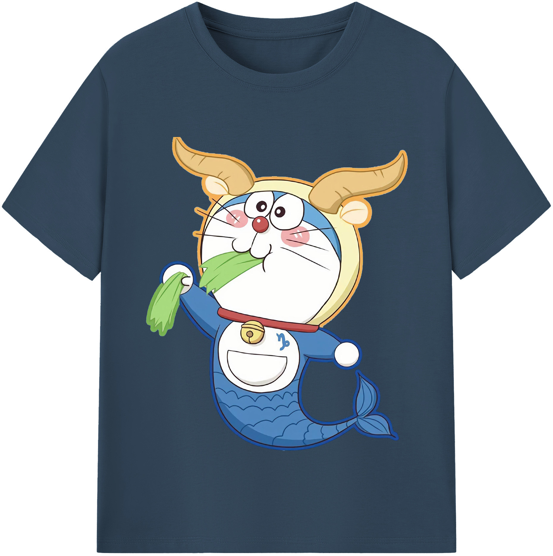 （画像用） ドラえもん Doraemon レディースカジュアルプリントTシャツ（綿100％）
