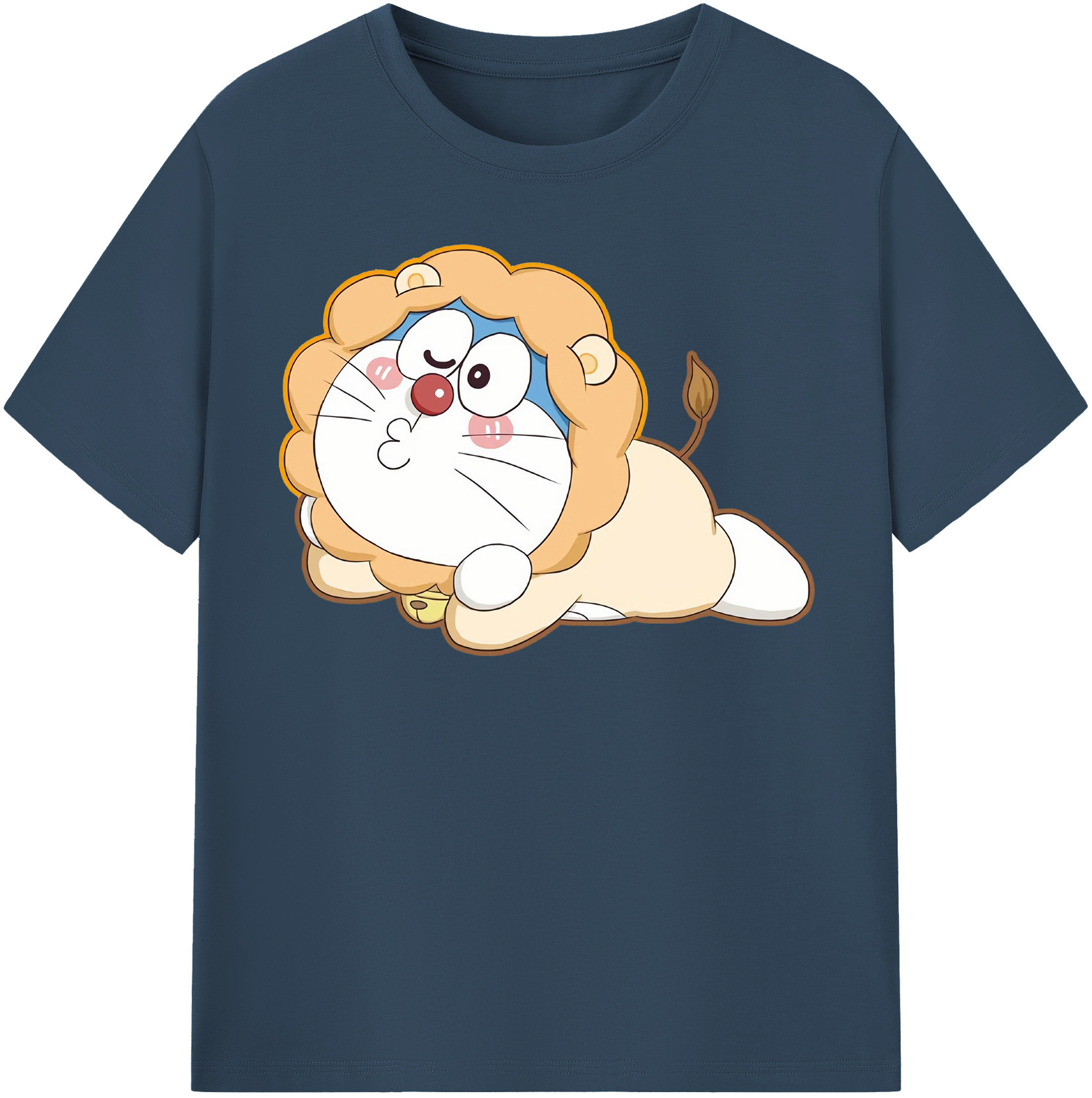 （画像用） ドラえもん Doraemon レディースカジュアルプリントTシャツ（綿100％）