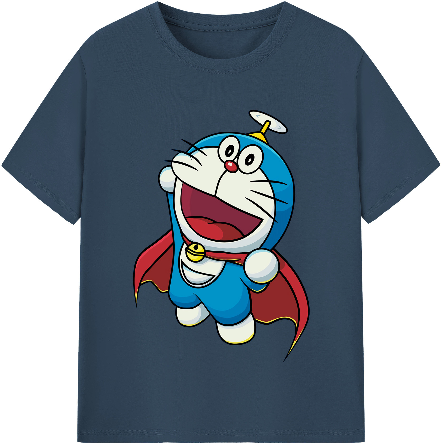 （画像用） ドラえもん Doraemon レディースカジュアルプリントTシャツ（綿100％）