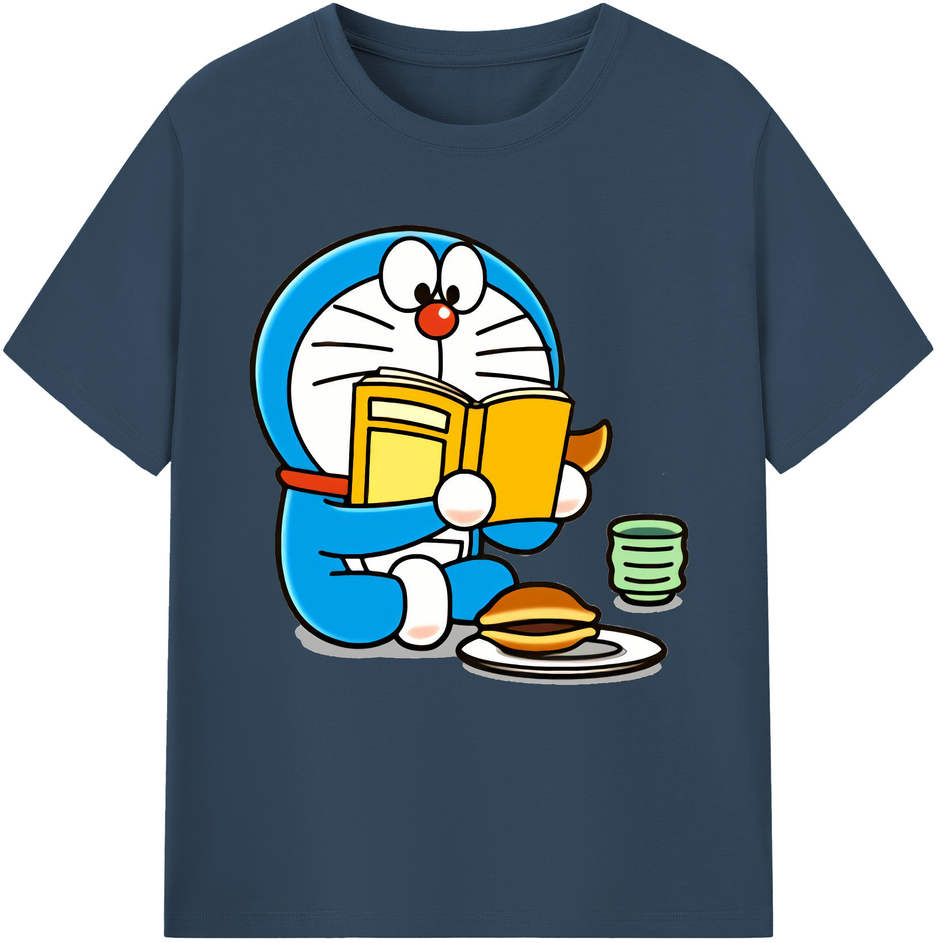 （画像用） ドラえもん Doraemon レディースカジュアルプリントTシャツ（綿100％）