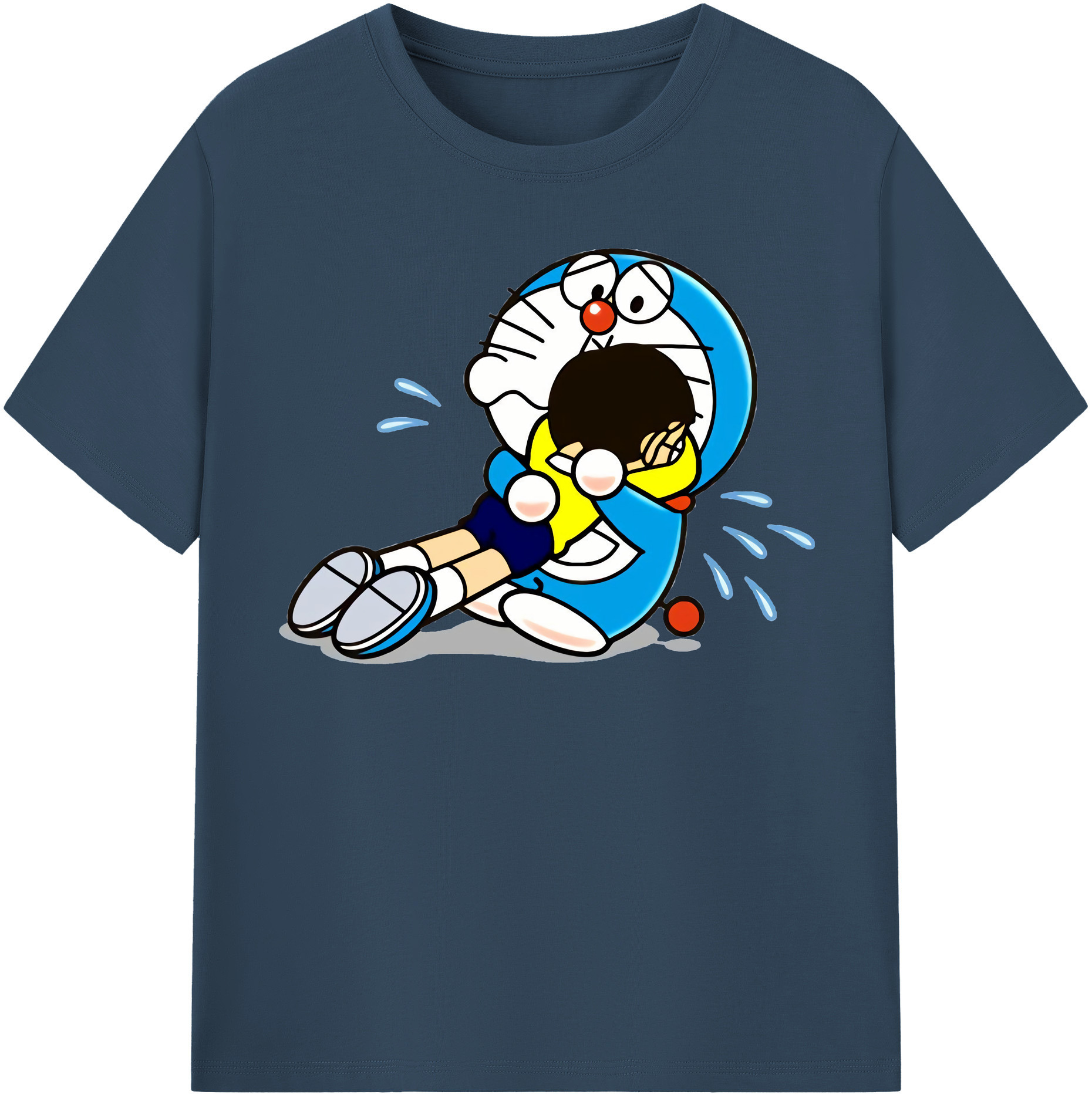 （画像用） ドラえもん Doraemon レディースカジュアルプリントTシャツ（綿100％）