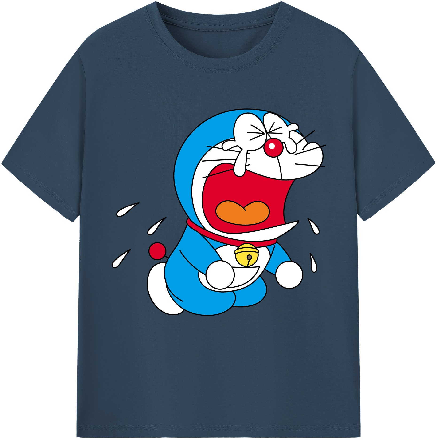 （画像用） ドラえもん Doraemon レディースカジュアルプリントTシャツ（綿100％）