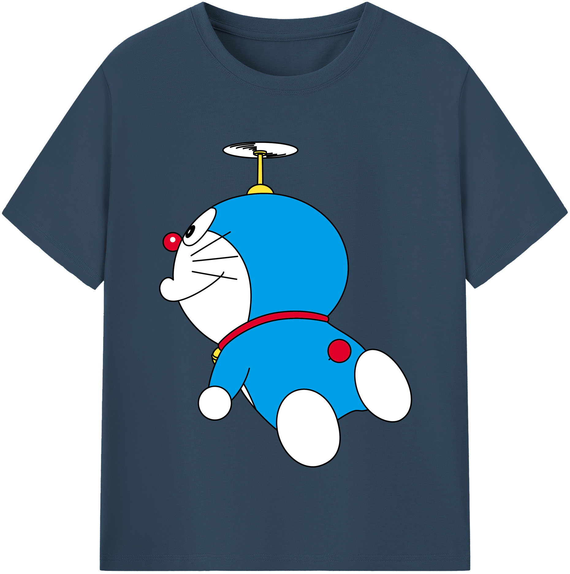 （画像用） ドラえもん Doraemon レディースカジュアルプリントTシャツ（綿100％）