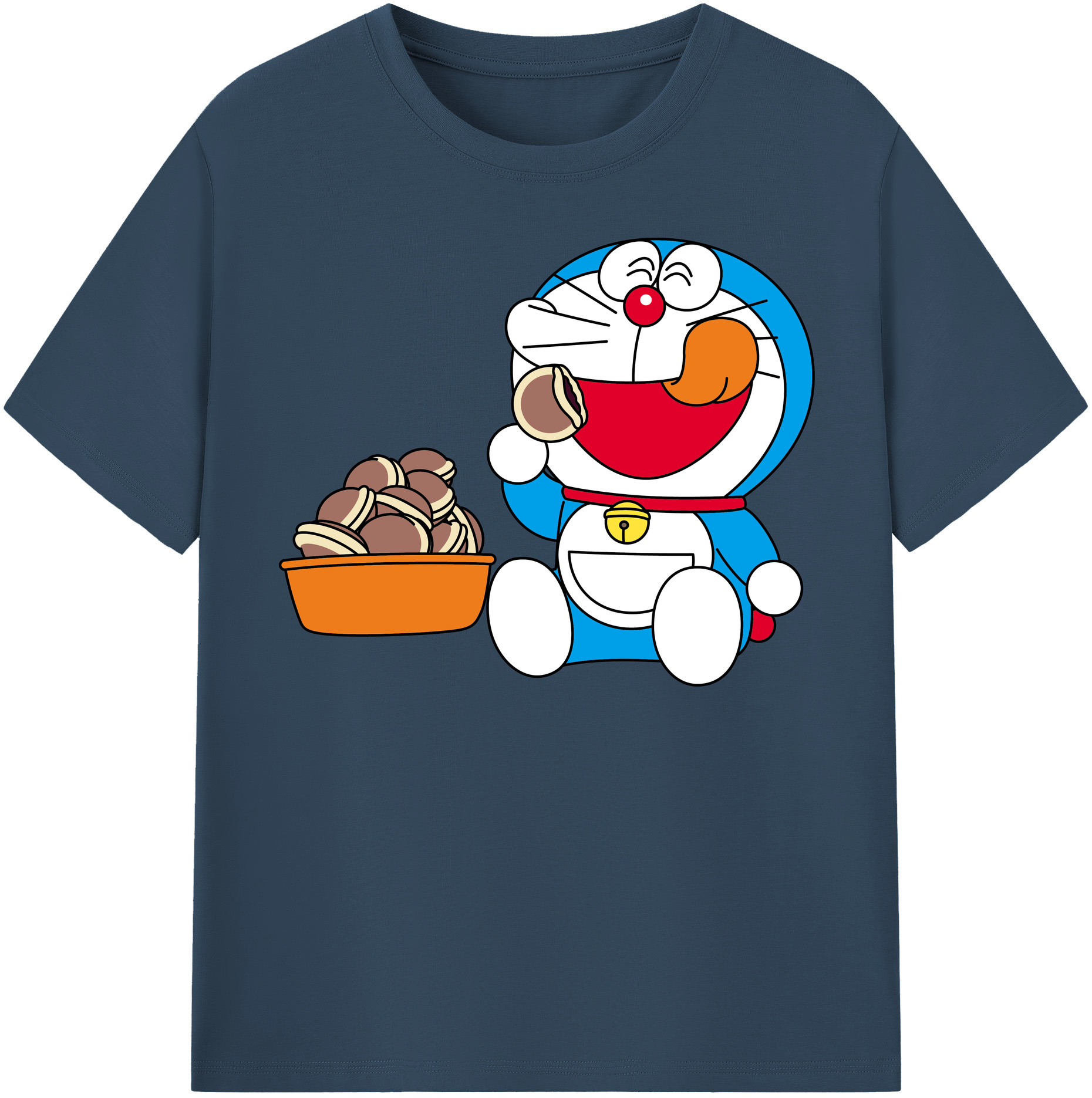 （画像用） ドラえもん Doraemon レディースカジュアルプリントTシャツ（綿100％）