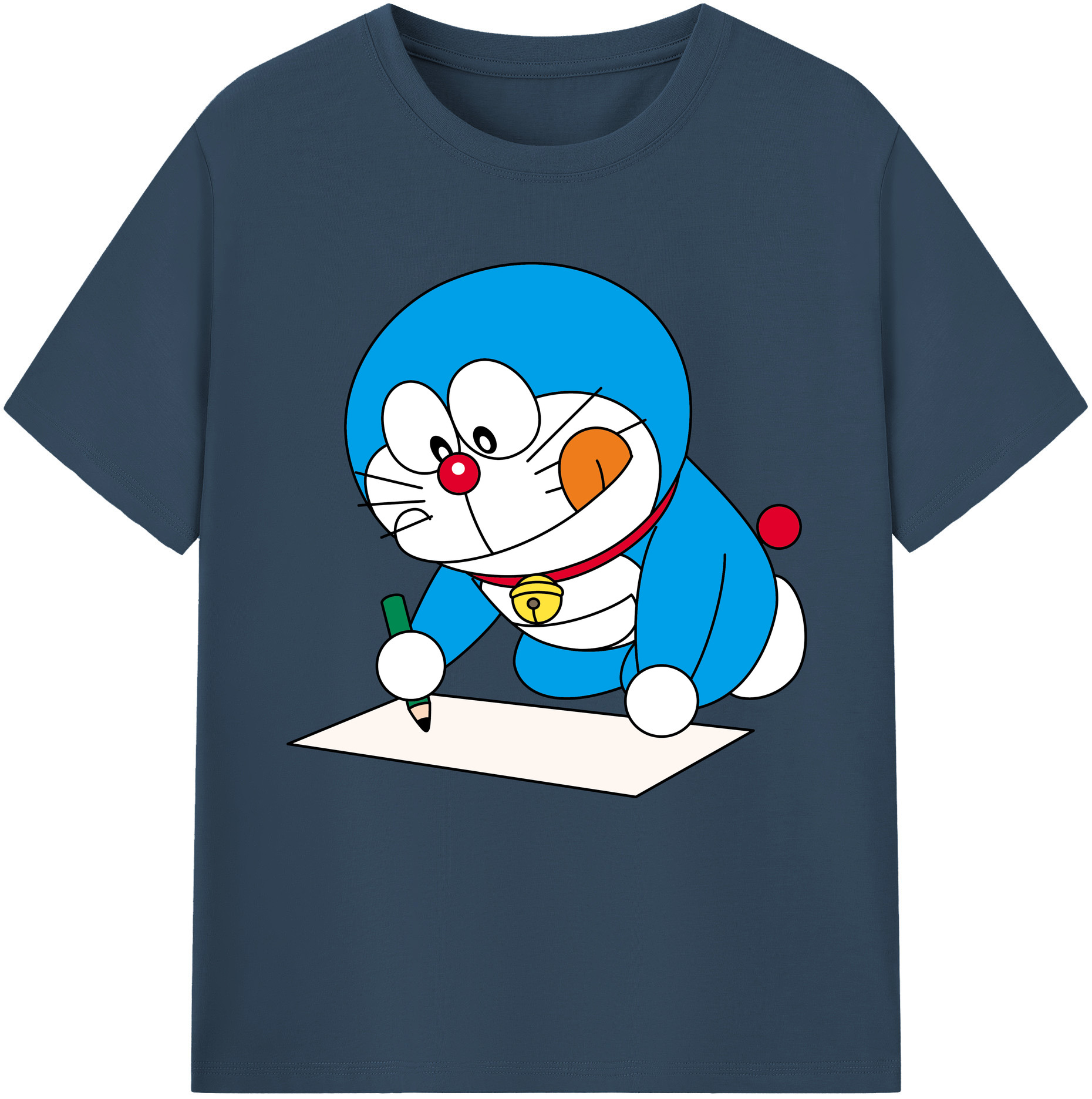 （画像用） ドラえもん Doraemon レディースカジュアルプリントTシャツ（綿100％）
