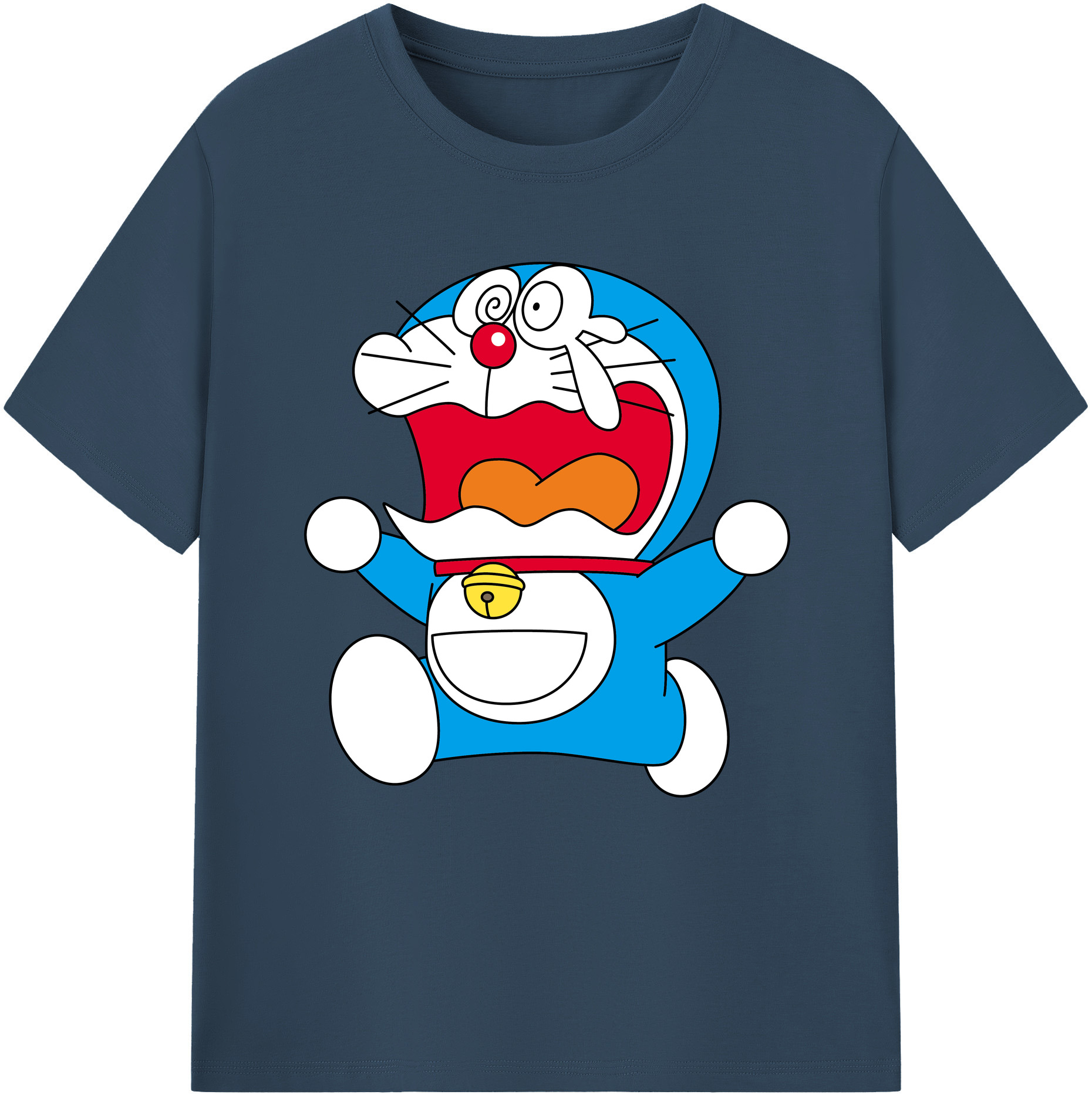 （画像用） ドラえもん Doraemon レディースカジュアルプリントTシャツ（綿100％）
