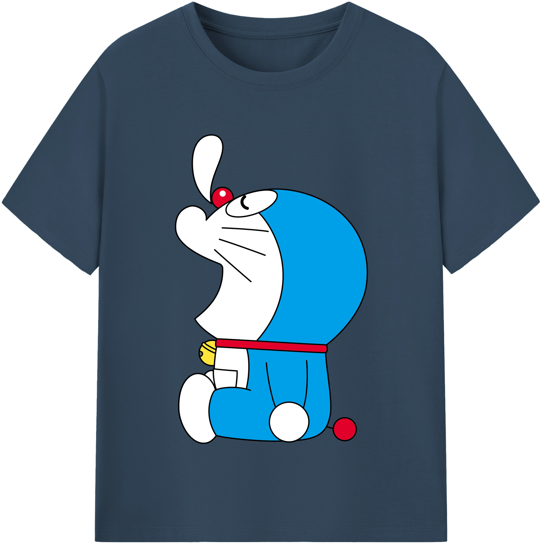 （画像用） ドラえもん Doraemon レディースカジュアルプリントTシャツ（綿100％）