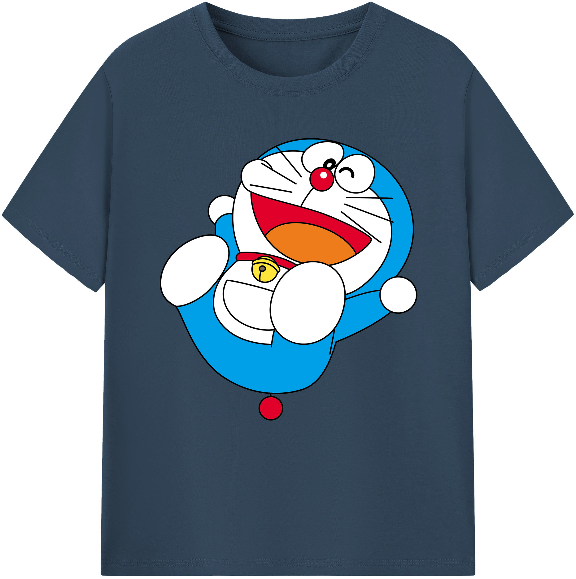 （画像用） ドラえもん Doraemon レディースカジュアルプリントTシャツ（綿100％）