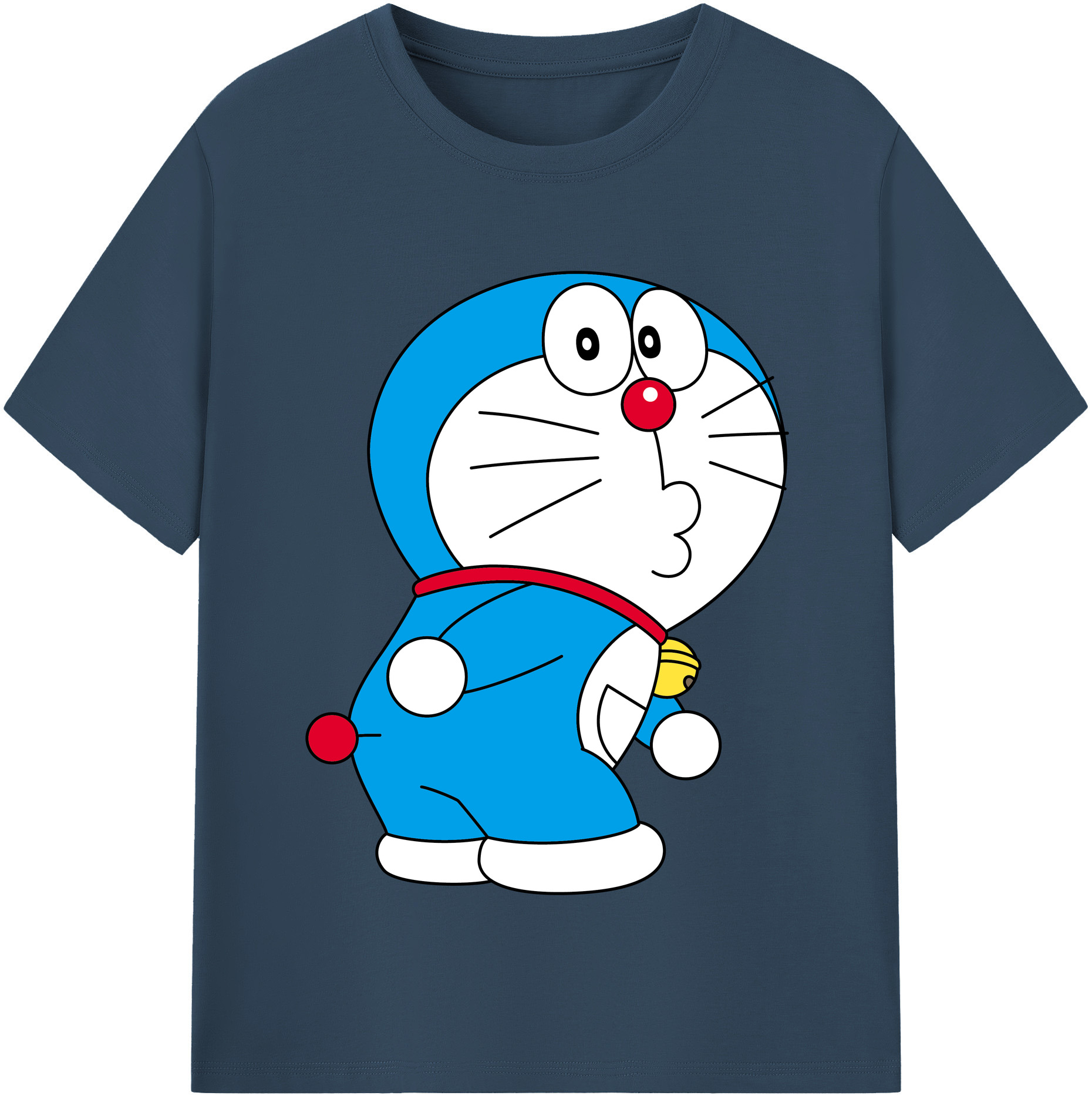 （画像用） ドラえもん Doraemon レディースカジュアルプリントTシャツ（綿100％）
