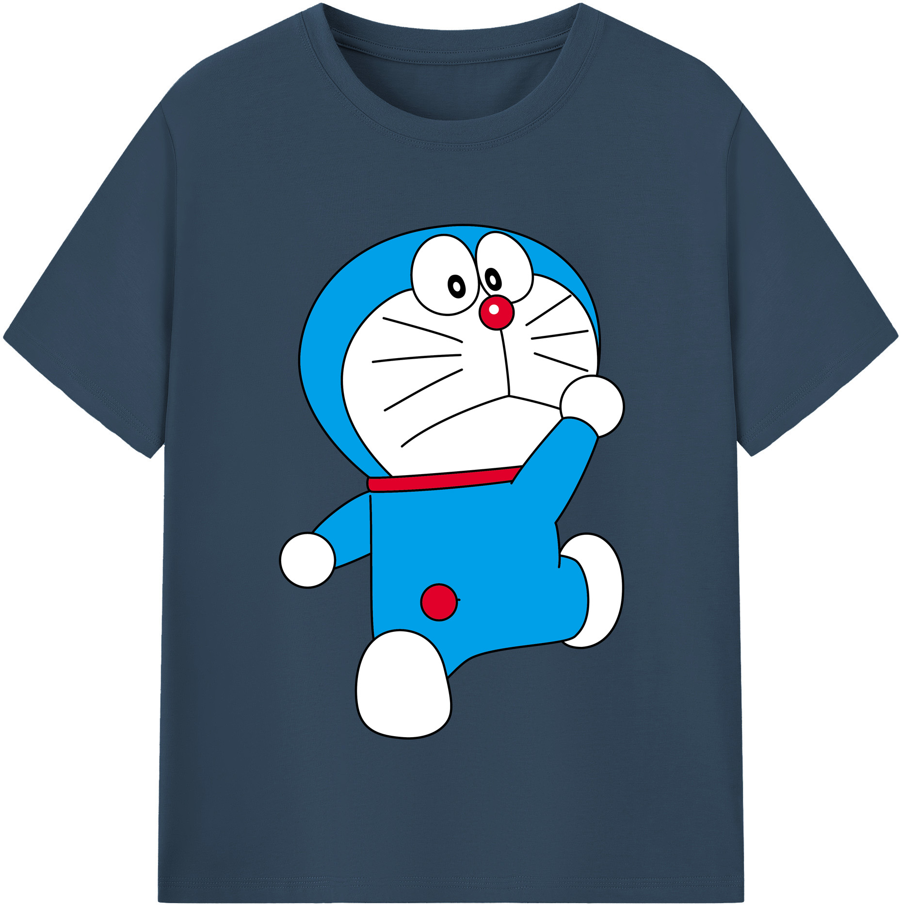 （画像用） ドラえもん Doraemon レディースカジュアルプリントTシャツ（綿100％）