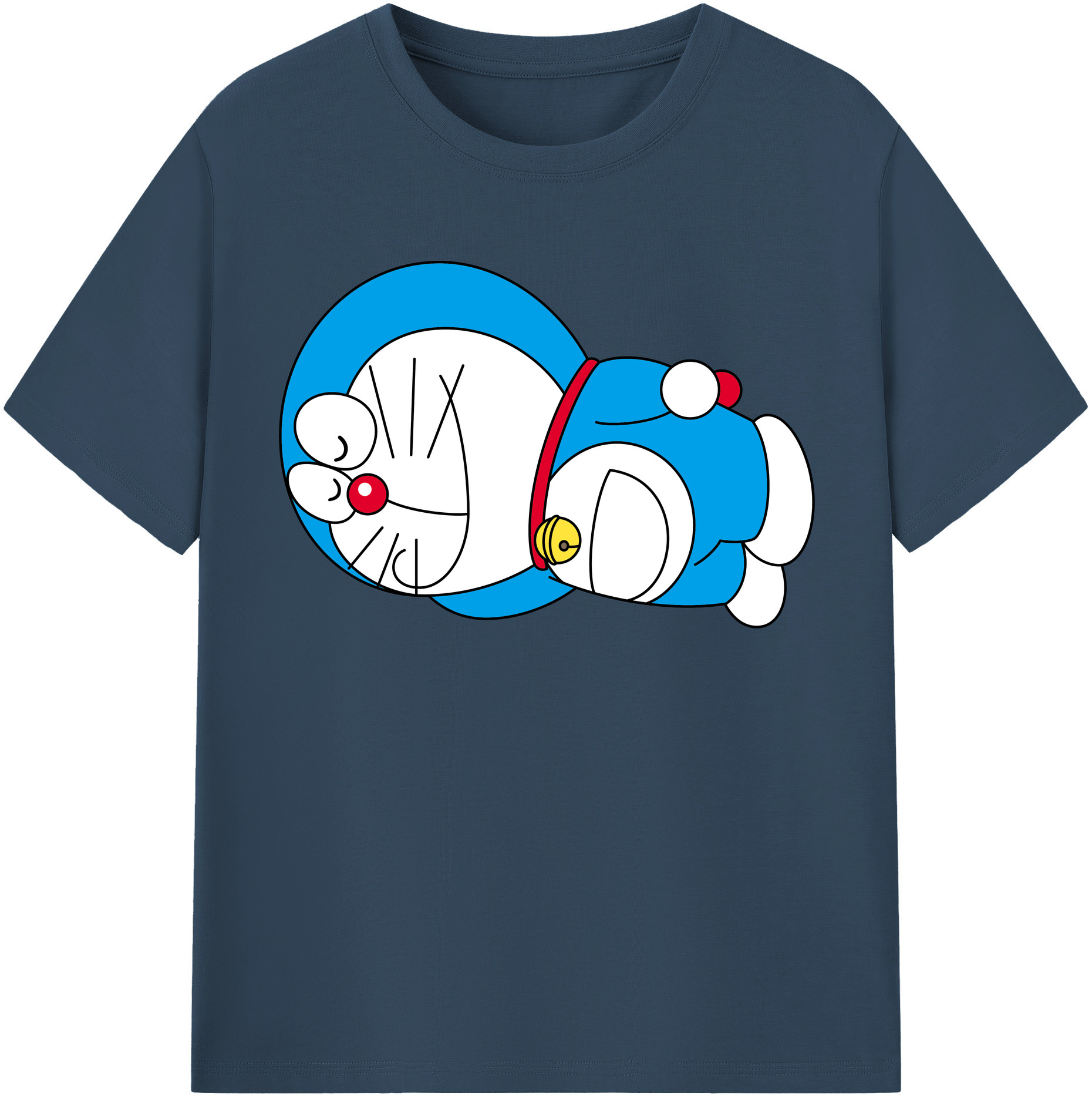 （画像用） ドラえもん Doraemon レディースカジュアルプリントTシャツ（綿100％）