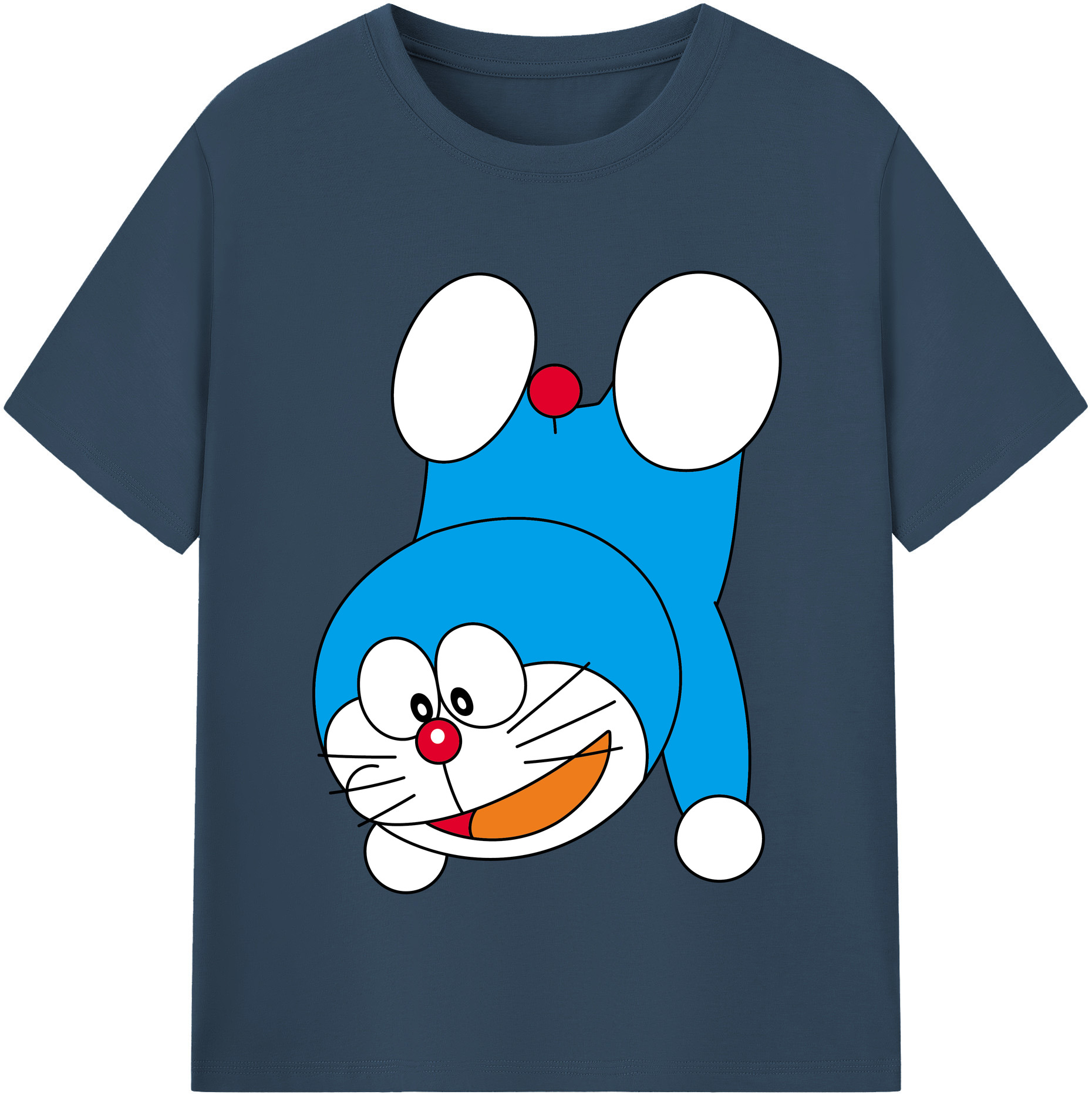 （画像用） ドラえもん Doraemon レディースカジュアルプリントTシャツ（綿100％）