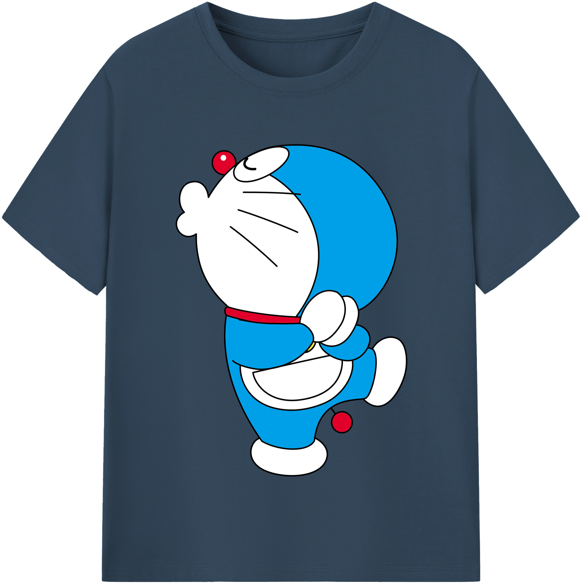 （画像用） ドラえもん Doraemon レディースカジュアルプリントTシャツ（綿100％）