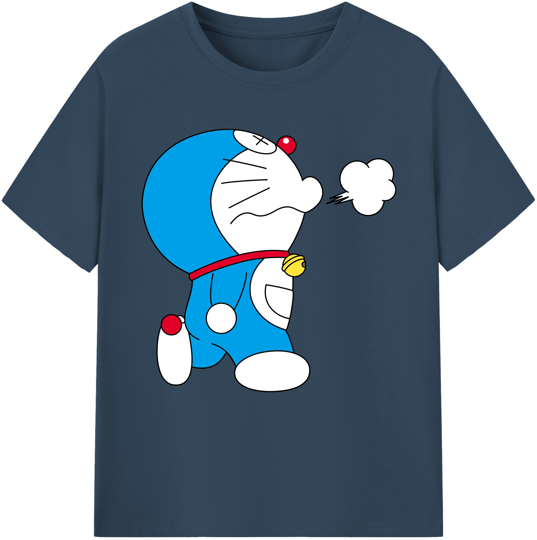 （画像用） ドラえもん Doraemon レディースカジュアルプリントTシャツ（綿100％）