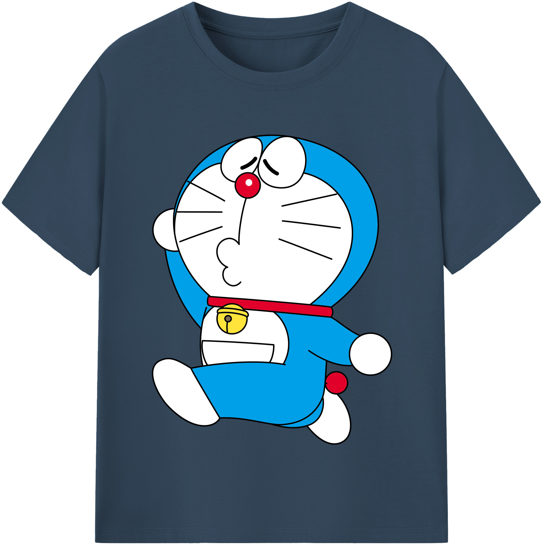 （画像用） ドラえもん Doraemon レディースカジュアルプリントTシャツ（綿100％）
