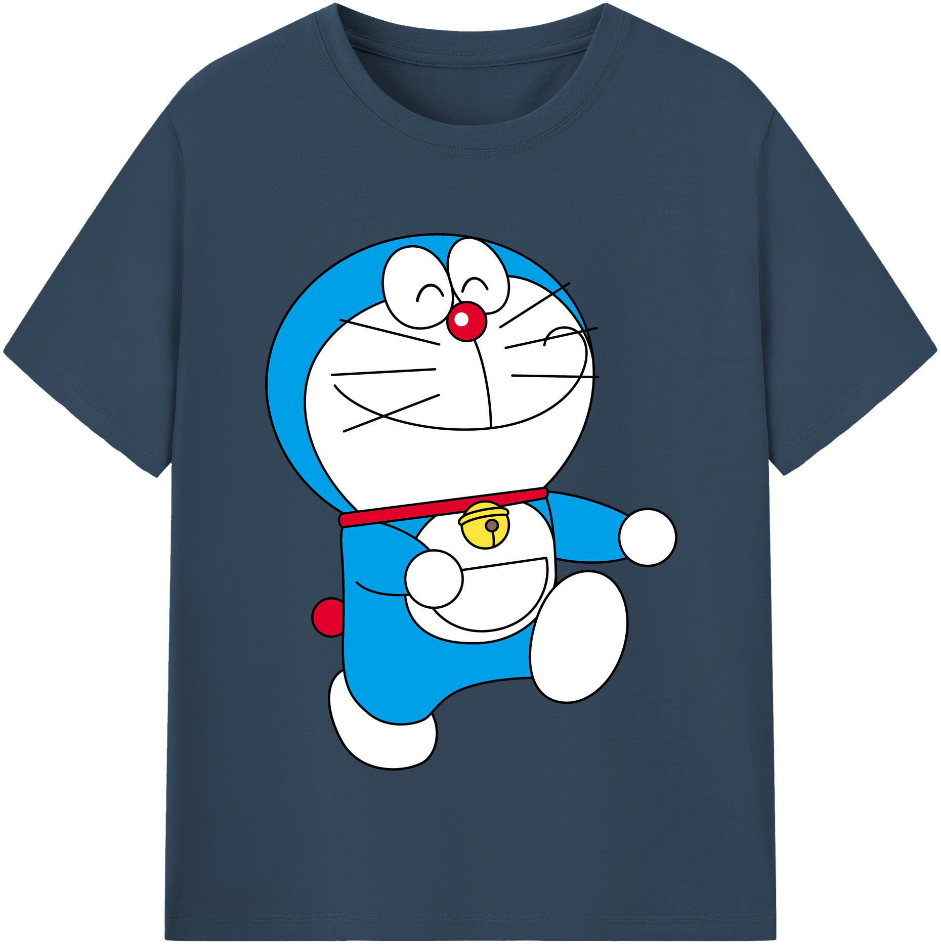 （画像用） ドラえもん Doraemon レディースカジュアルプリントTシャツ（綿100％）