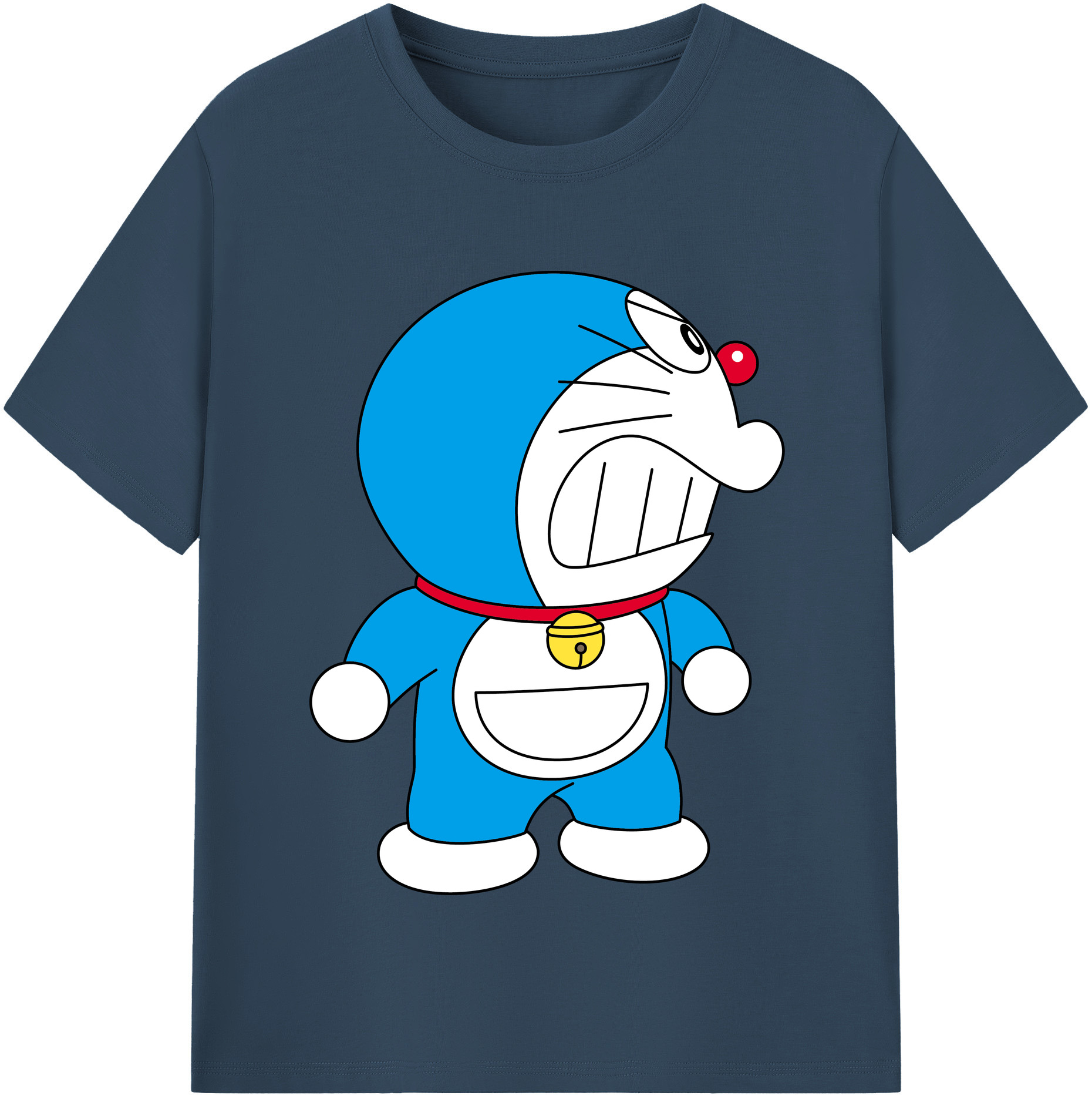 （画像用） ドラえもん Doraemon レディースカジュアルプリントTシャツ（綿100％）