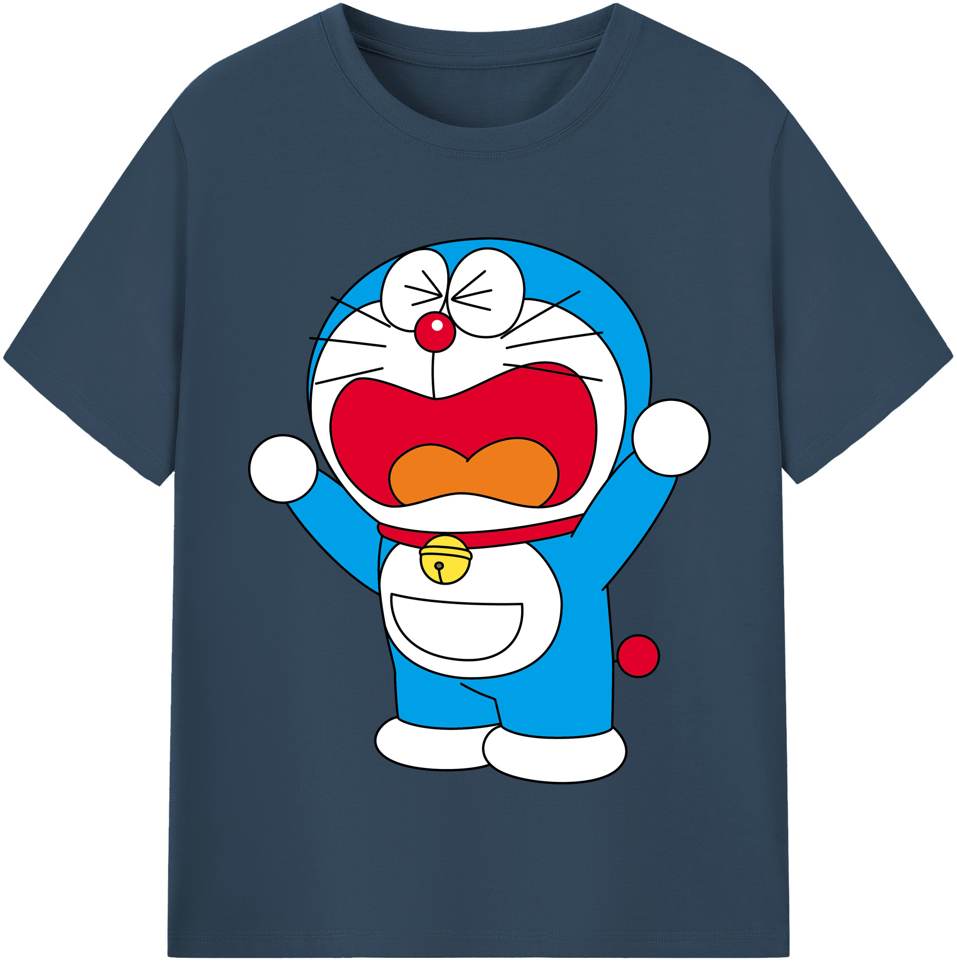 （画像用） ドラえもん Doraemon レディースカジュアルプリントTシャツ（綿100％）