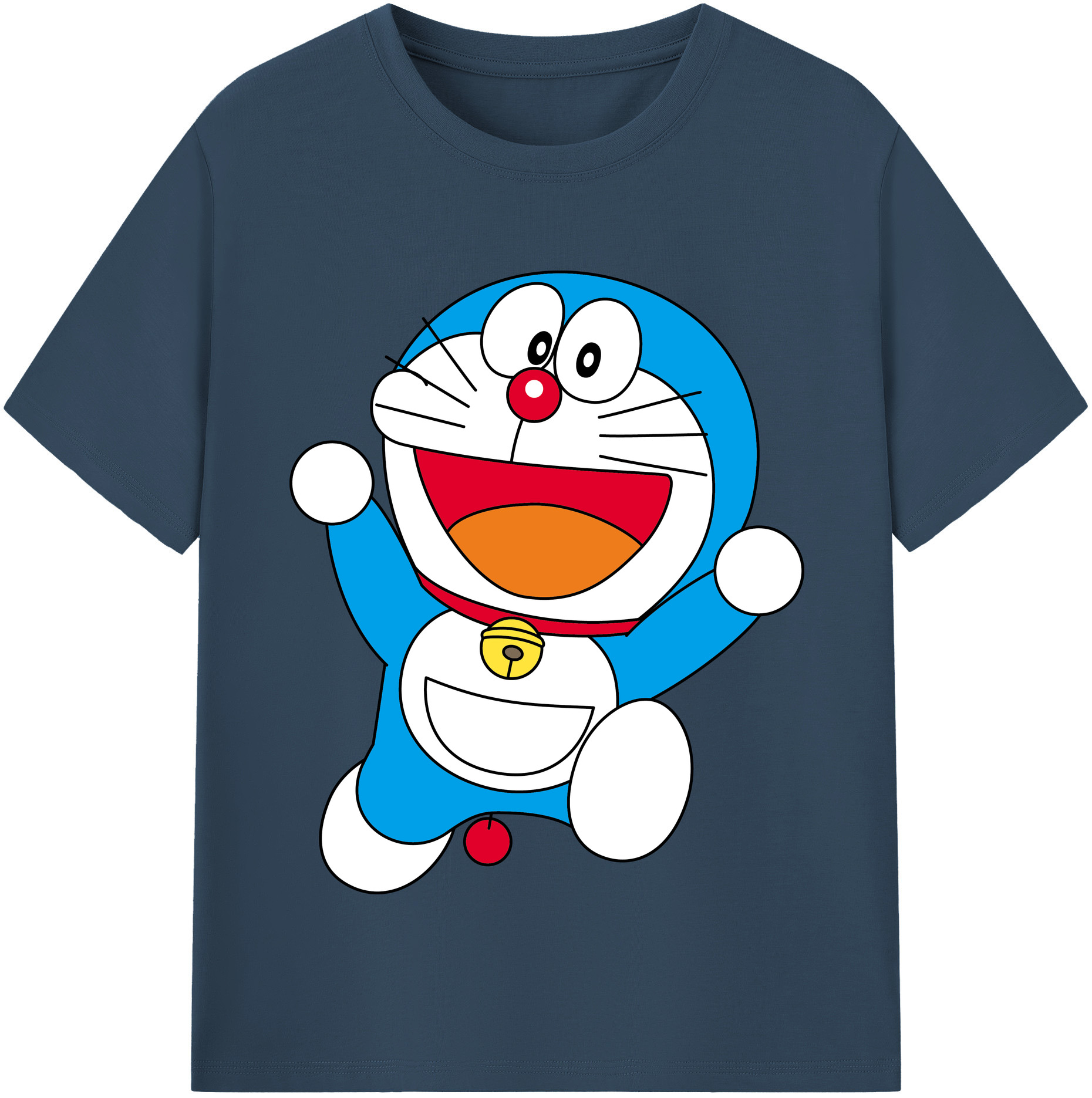 （画像用） ドラえもん Doraemon レディースカジュアルプリントTシャツ（綿100％）