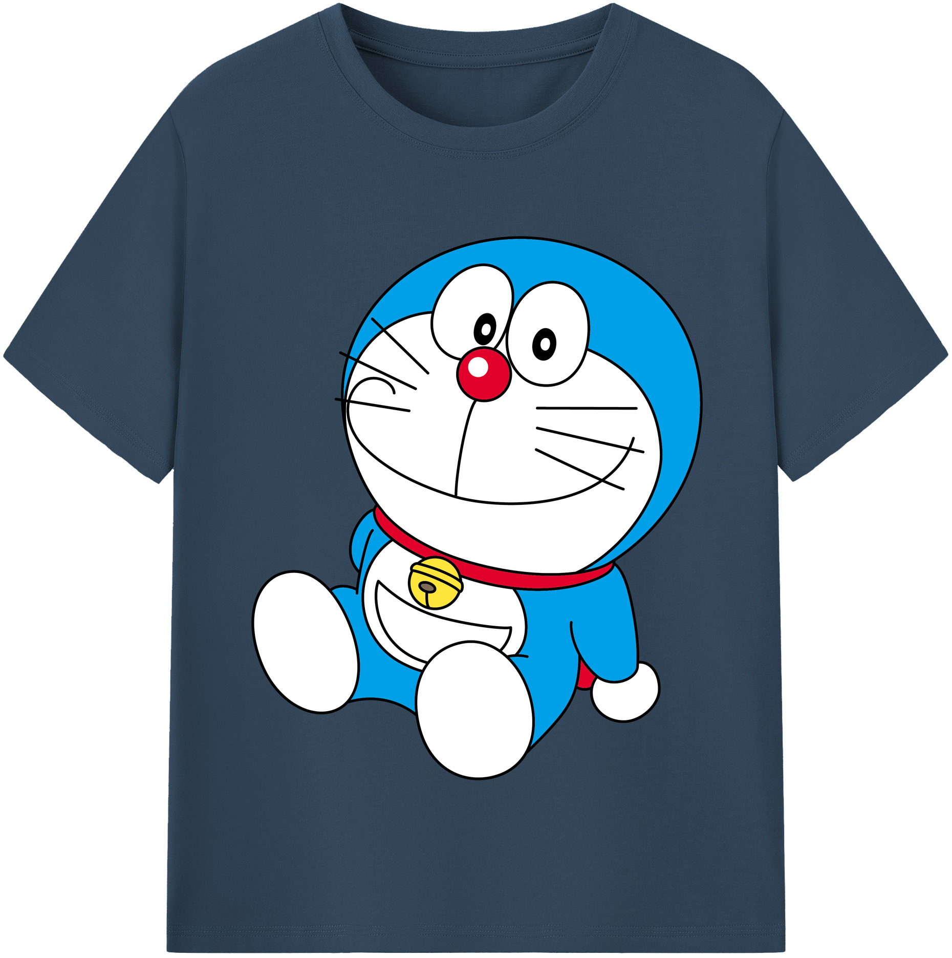 （画像用） ドラえもん Doraemon レディースカジュアルプリントTシャツ（綿100％）