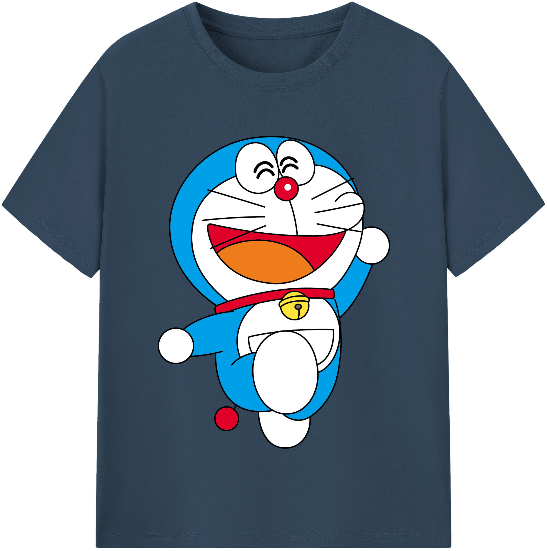 （画像用） ドラえもん Doraemon レディースカジュアルプリントTシャツ（綿100％）