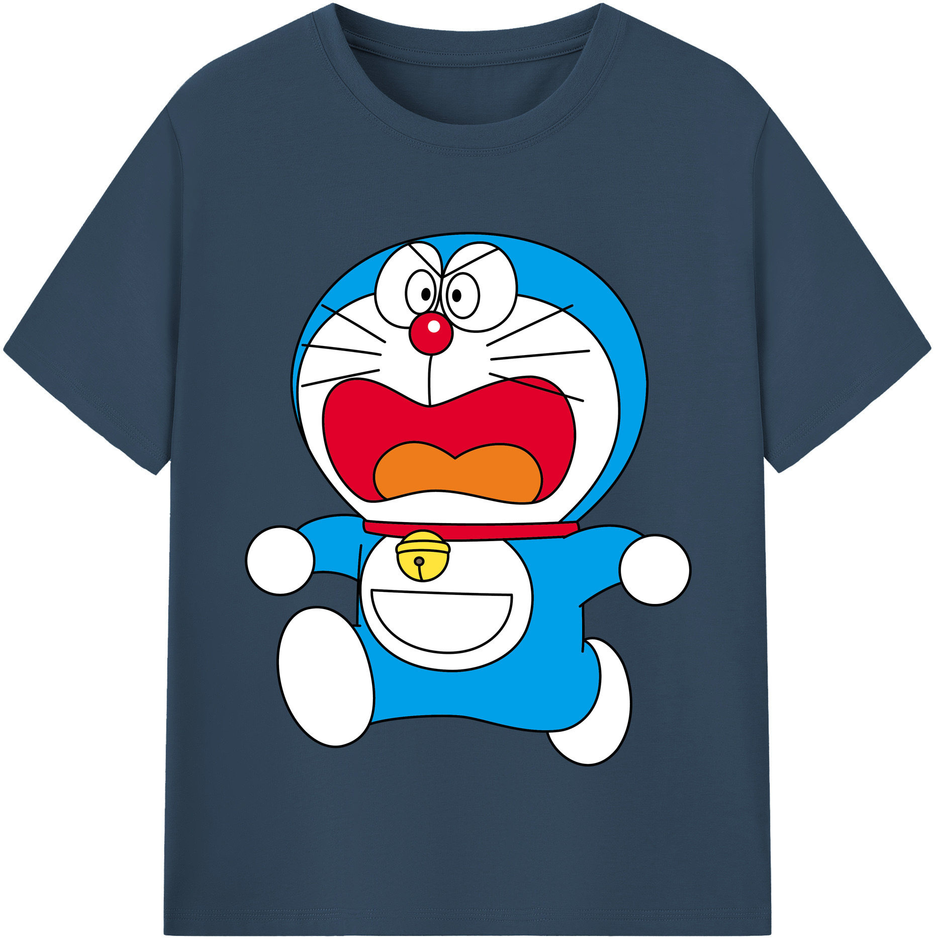 （画像用） ドラえもん Doraemon レディースカジュアルプリントTシャツ（綿100％）
