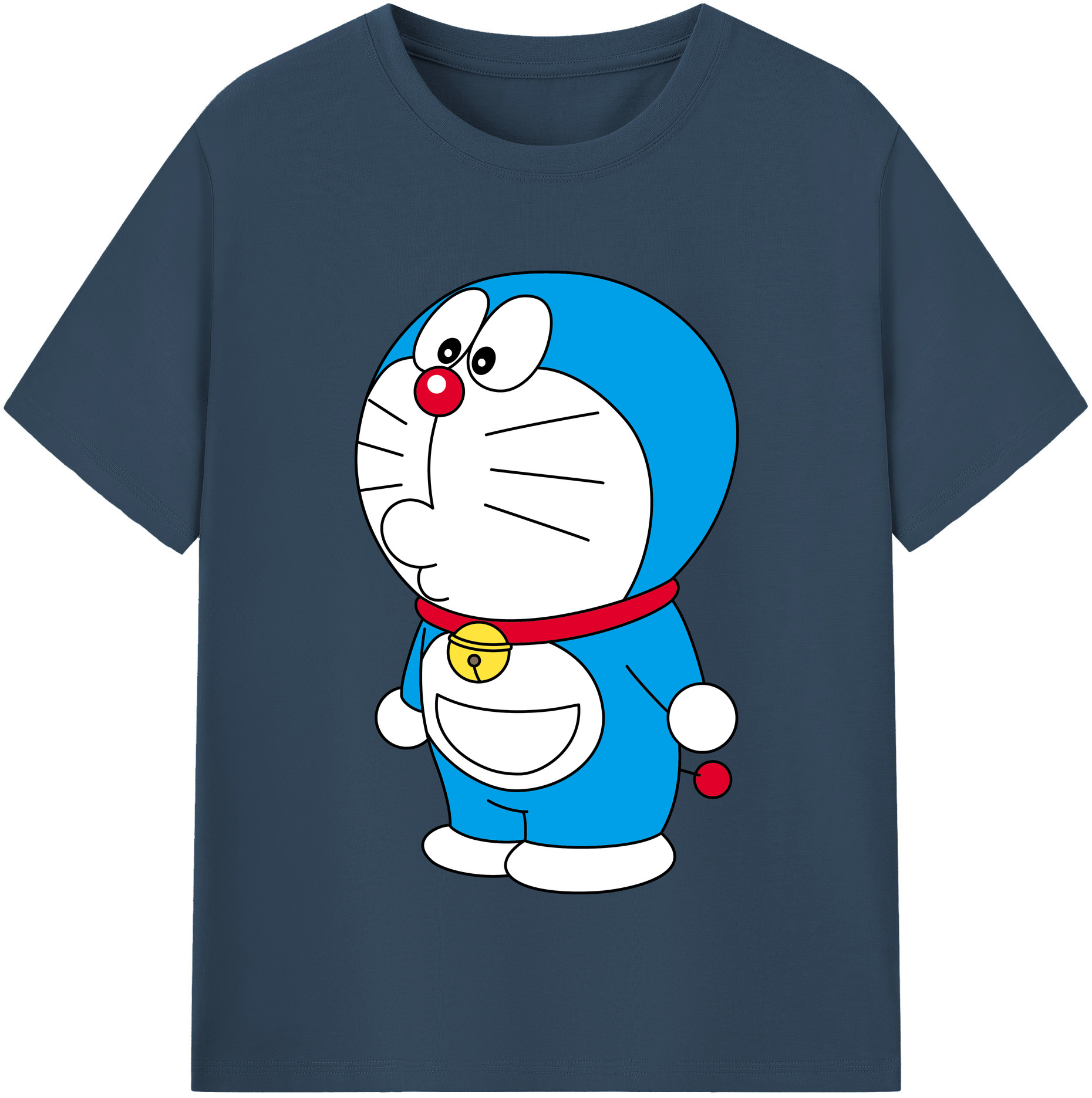（画像用） ドラえもん Doraemon レディースカジュアルプリントTシャツ（綿100％）