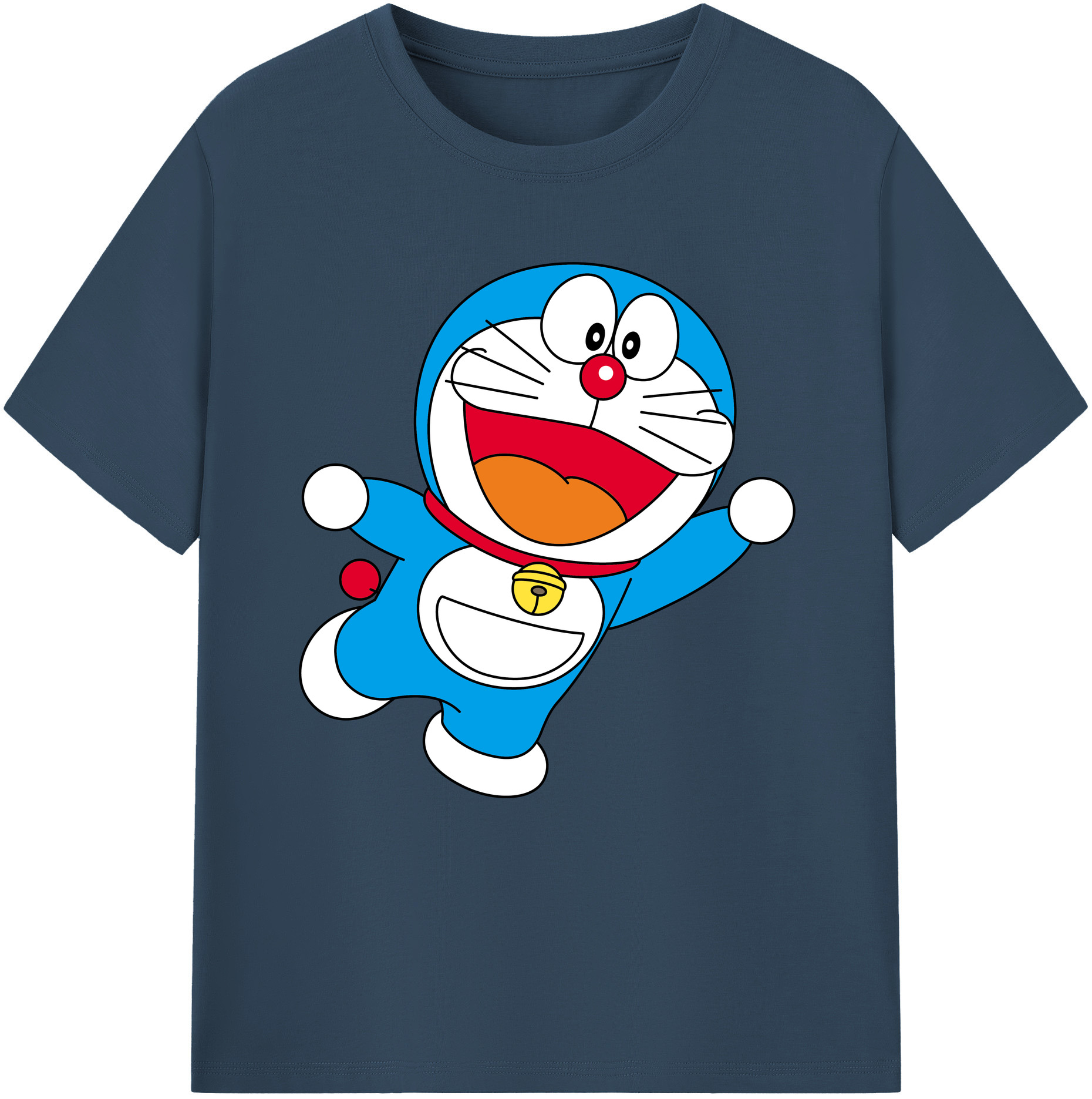 （画像用） ドラえもん Doraemon レディースカジュアルプリントTシャツ（綿100％）