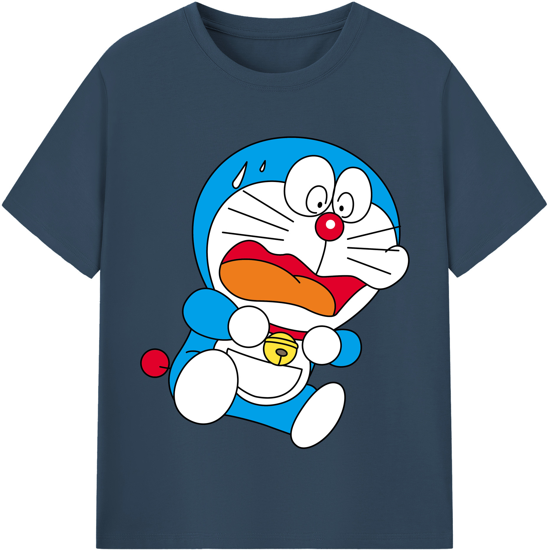 （画像用） ドラえもん Doraemon レディースカジュアルプリントTシャツ（綿100％）